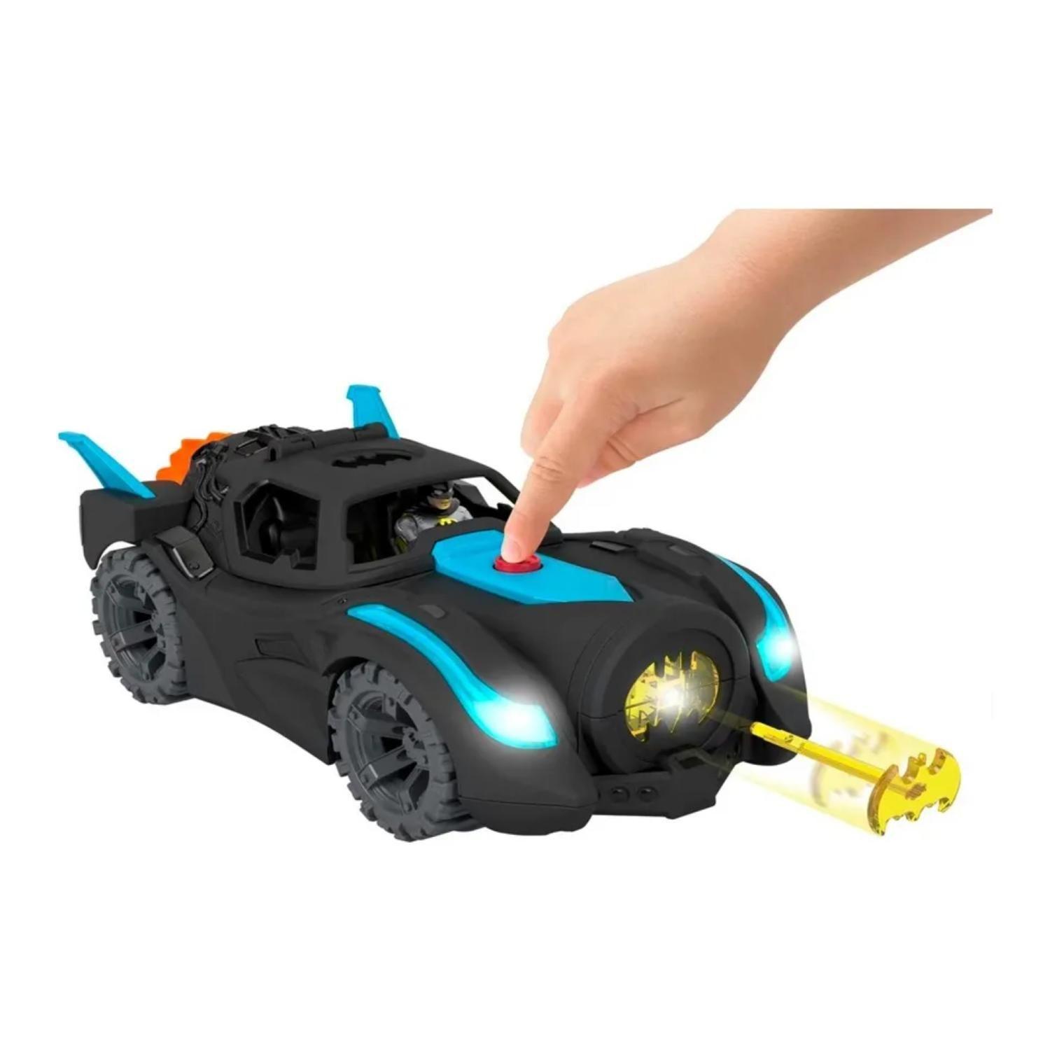 Juguete Auto De Batman Con Figura 10cm Con Sonido Infantil-3