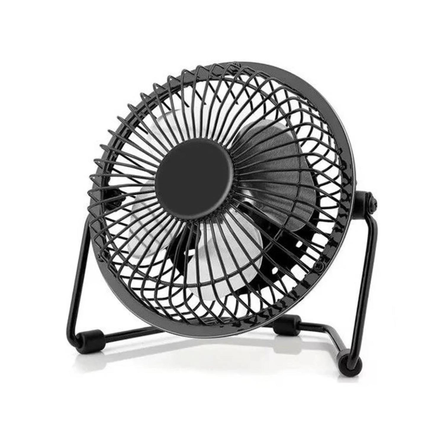 Mini Ventilador 6" De Mesa USB Negro-0