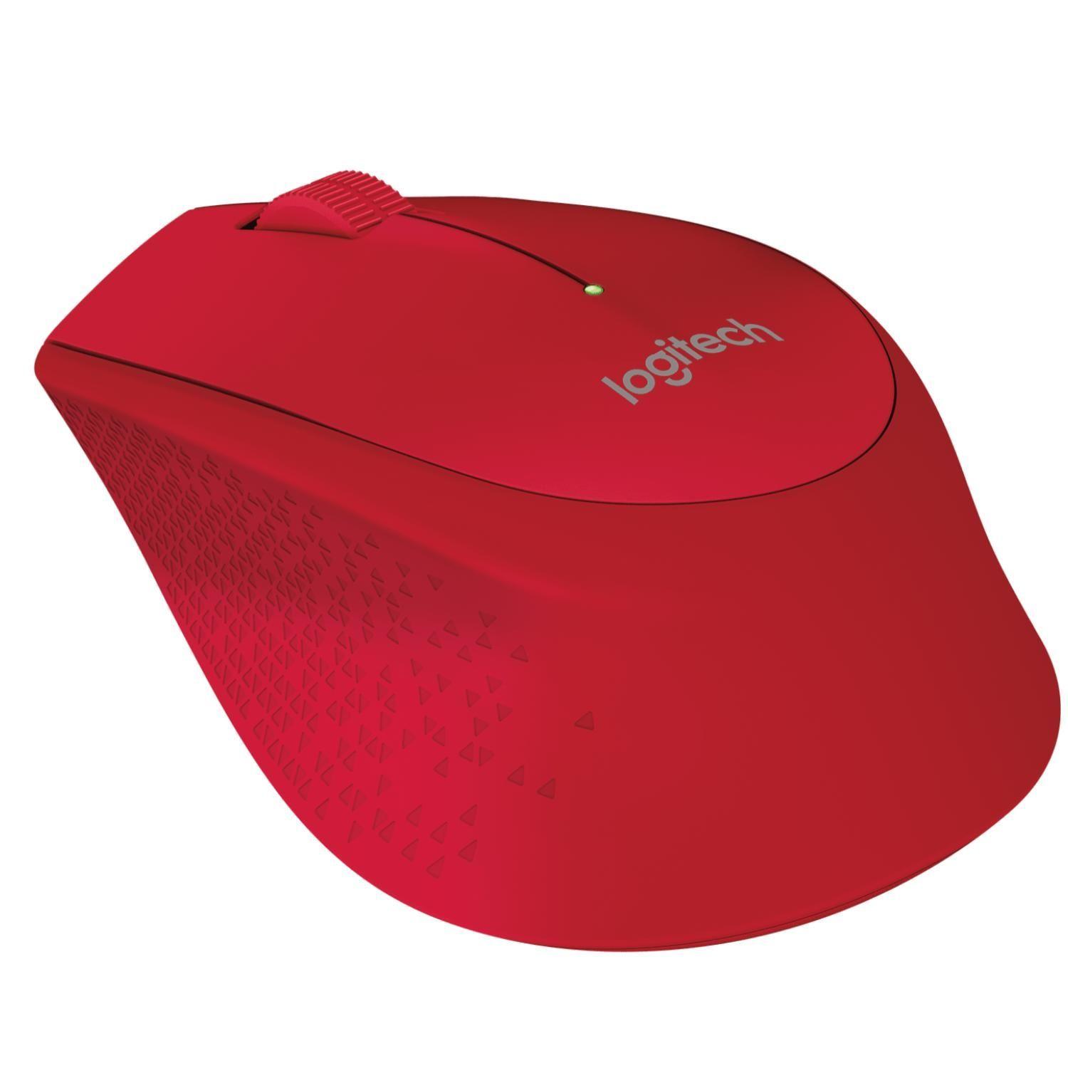 Mouse Inalambrico USB 3 Botones  M280 Rojo -3
