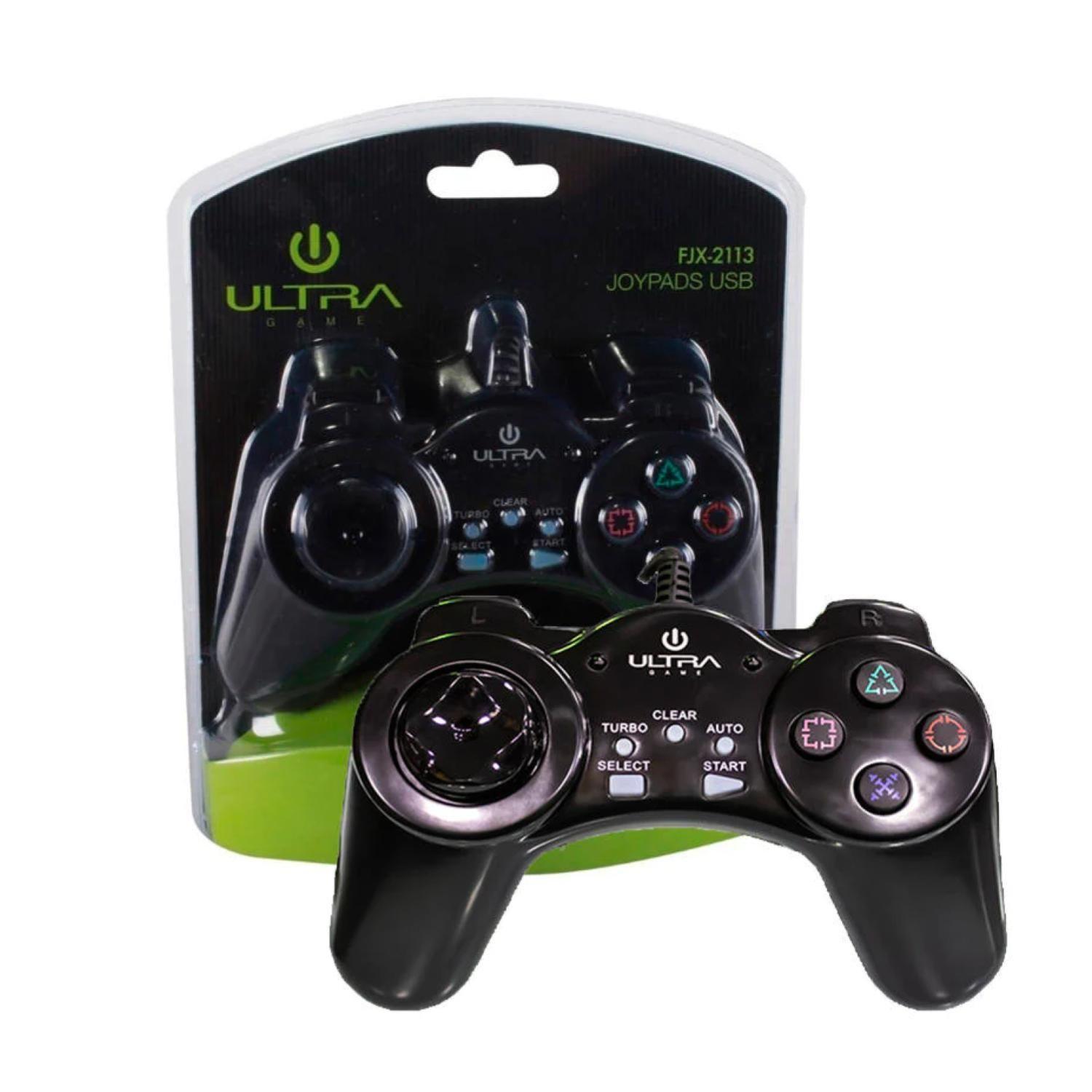 Joystick Alambrico USB Para PC Y Notebook Negro -2
