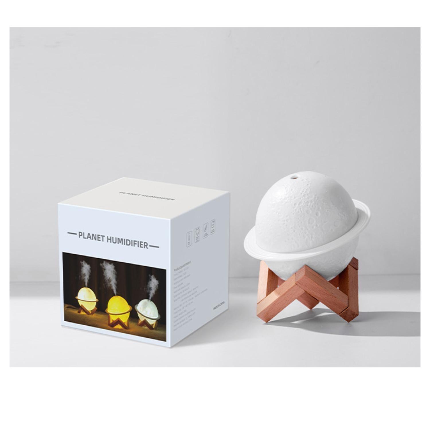 Humidificador Difusor De Aire Lampara Luna 3D 300ml-1