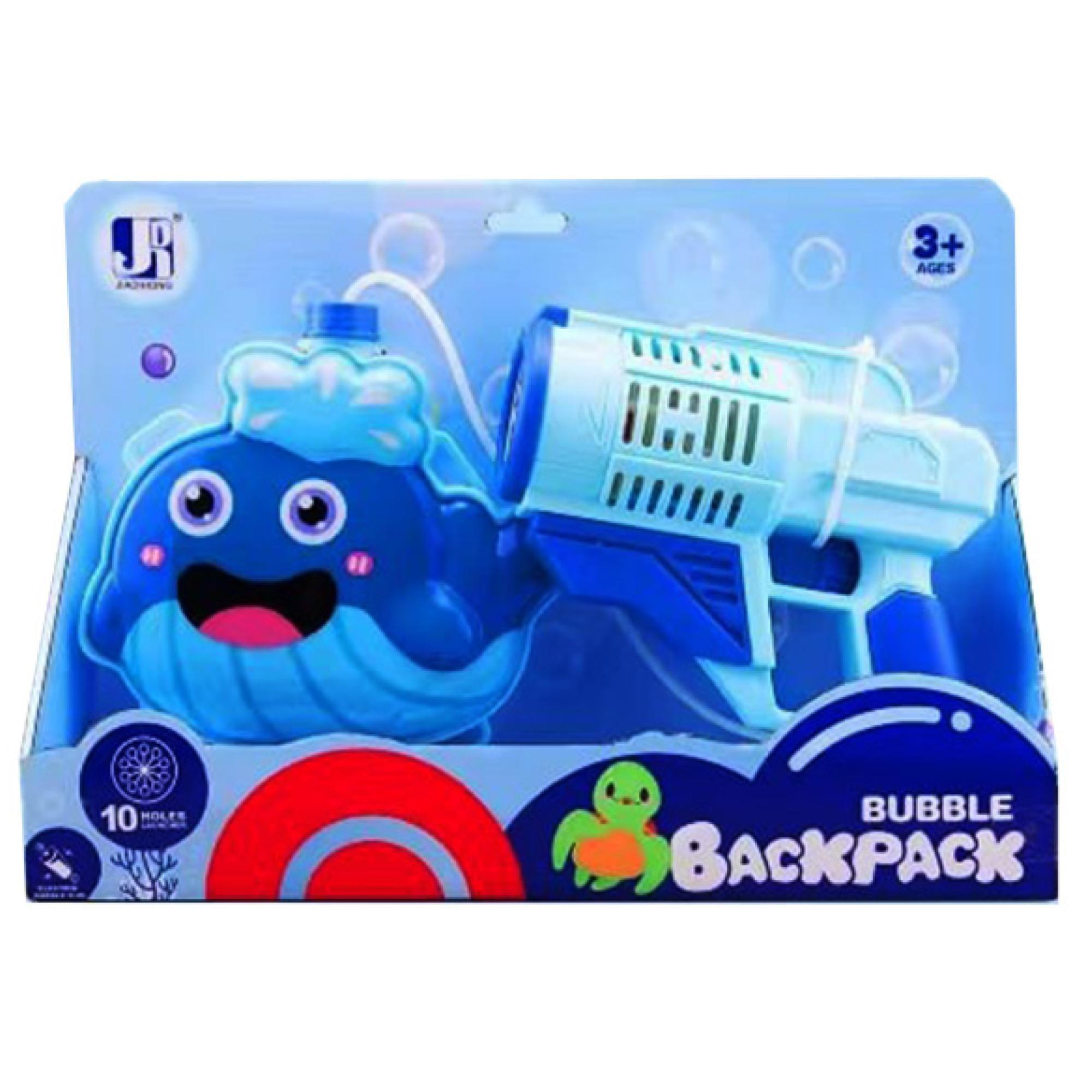 Juguete Lanza Agua Con Mochila Ballena Azul Infantil-2