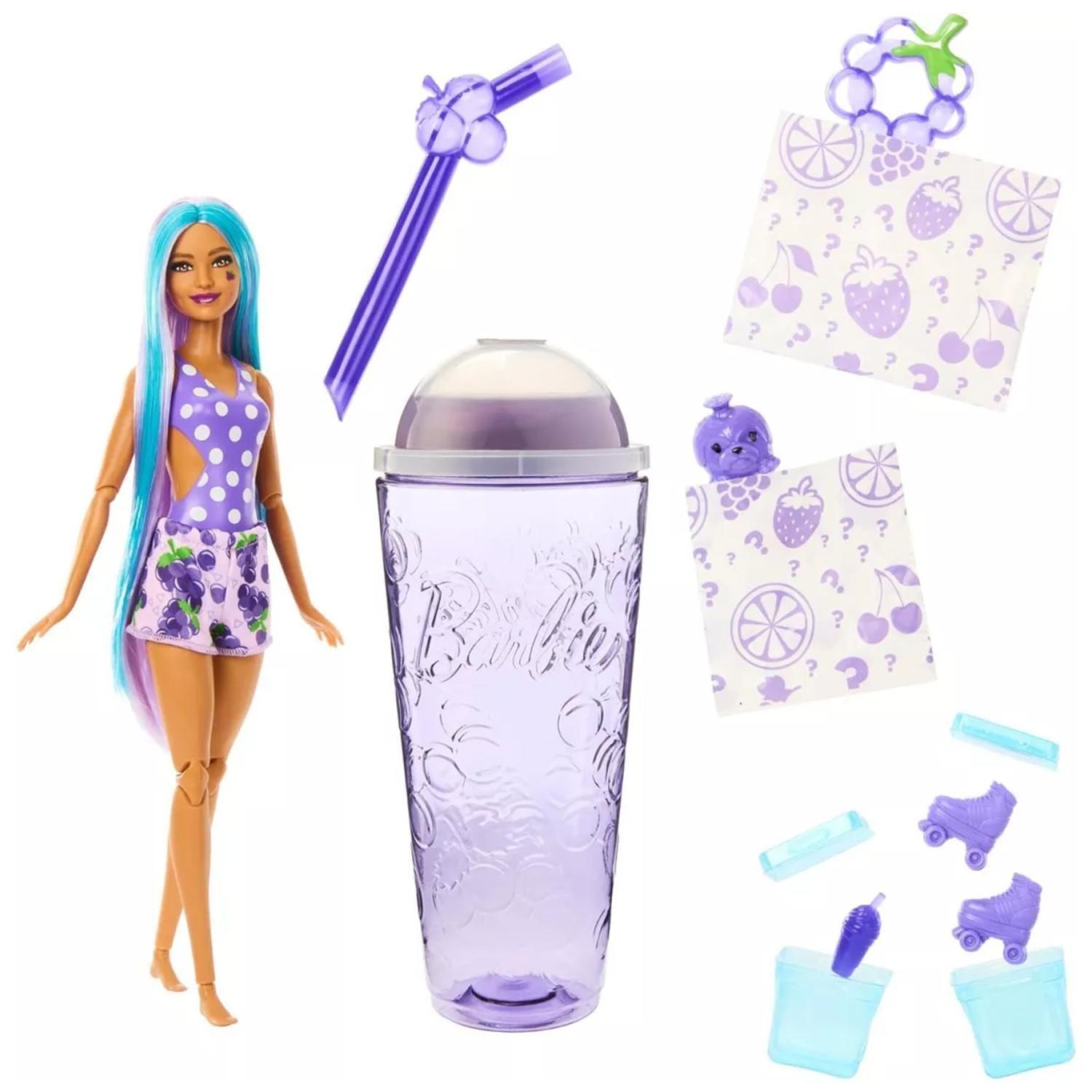 Juguete Figura Barbie Pop Reveal Mascota Accesorios Uva-3