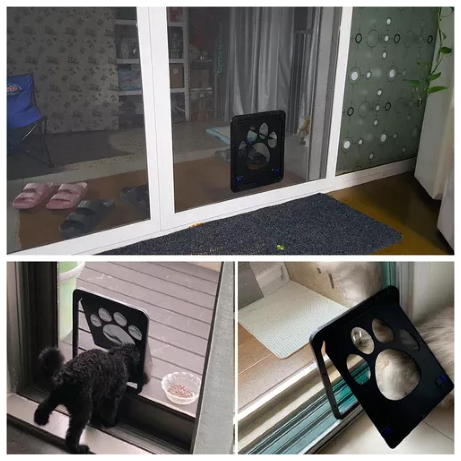 Adaptador Puerta Mascotas Puerta De Paso Cierre Magnetico-2