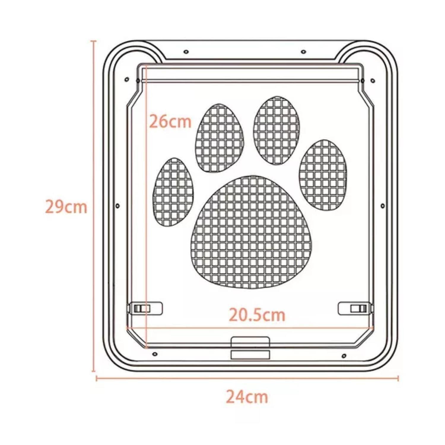 Adaptador Puerta Mascotas Puerta De Paso Cierre Magnetico-4