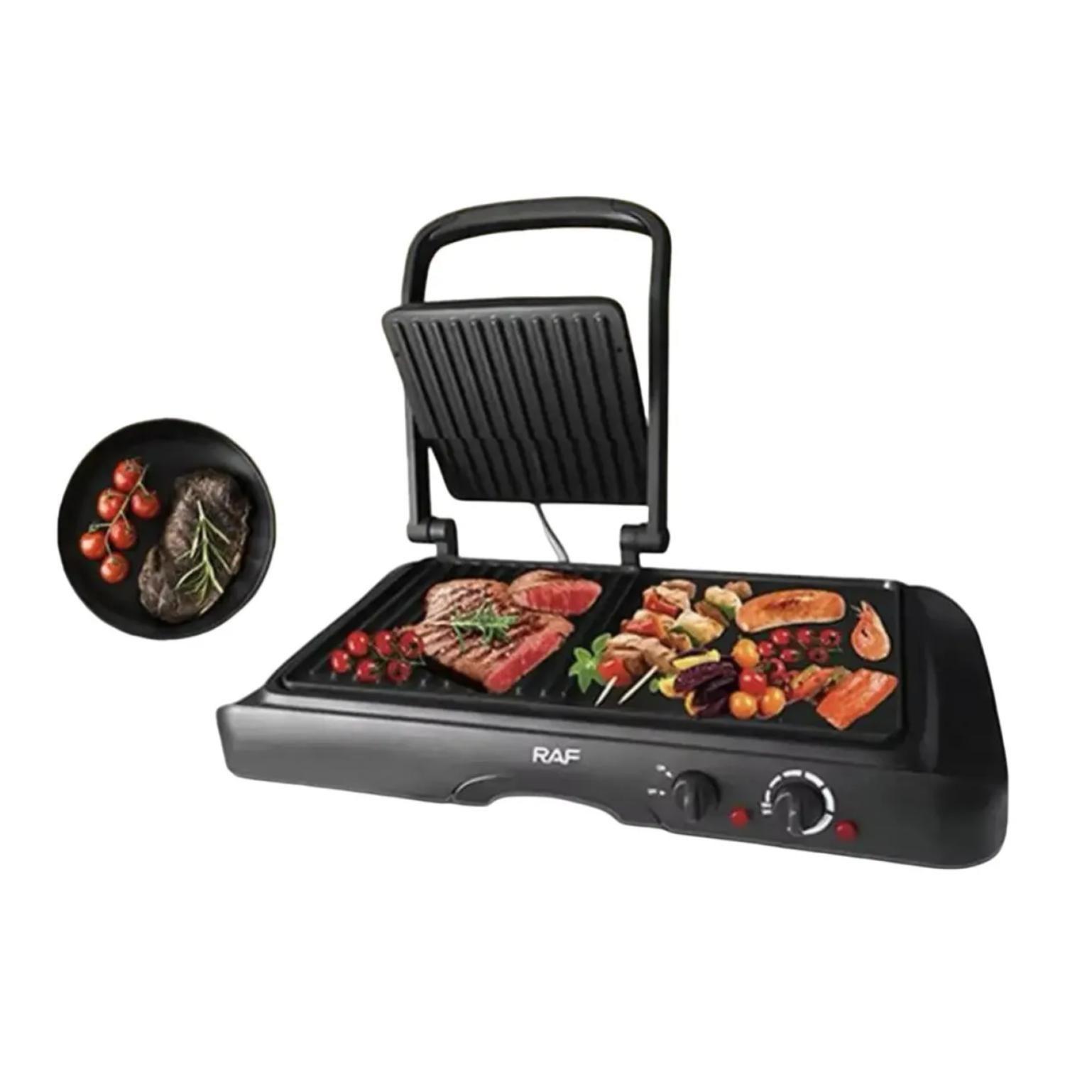Parrilla Electrica 2 En 1 Panini Gril 1600W Negro R2695-2