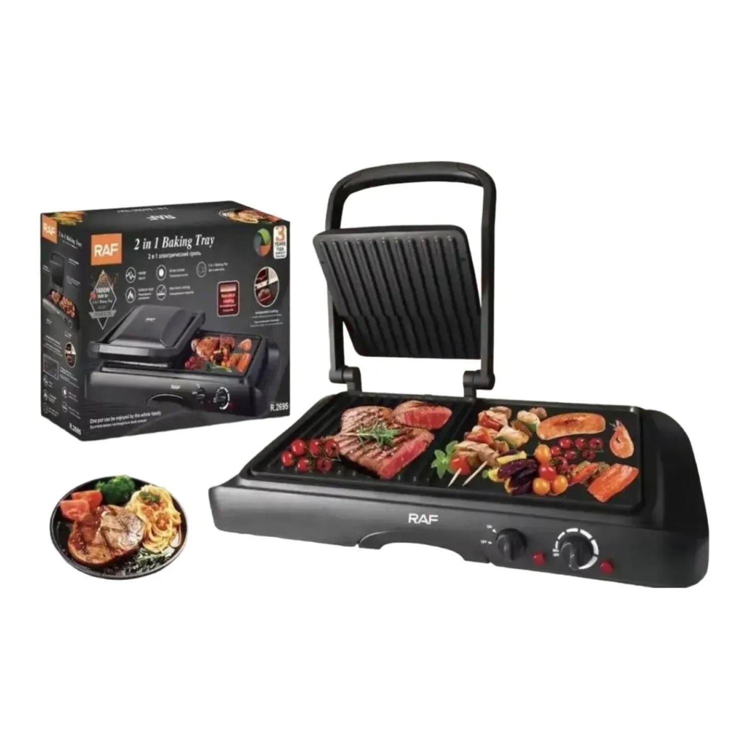 Parrilla Electrica 2 En 1 Panini Gril 1600W Negro R2695-4