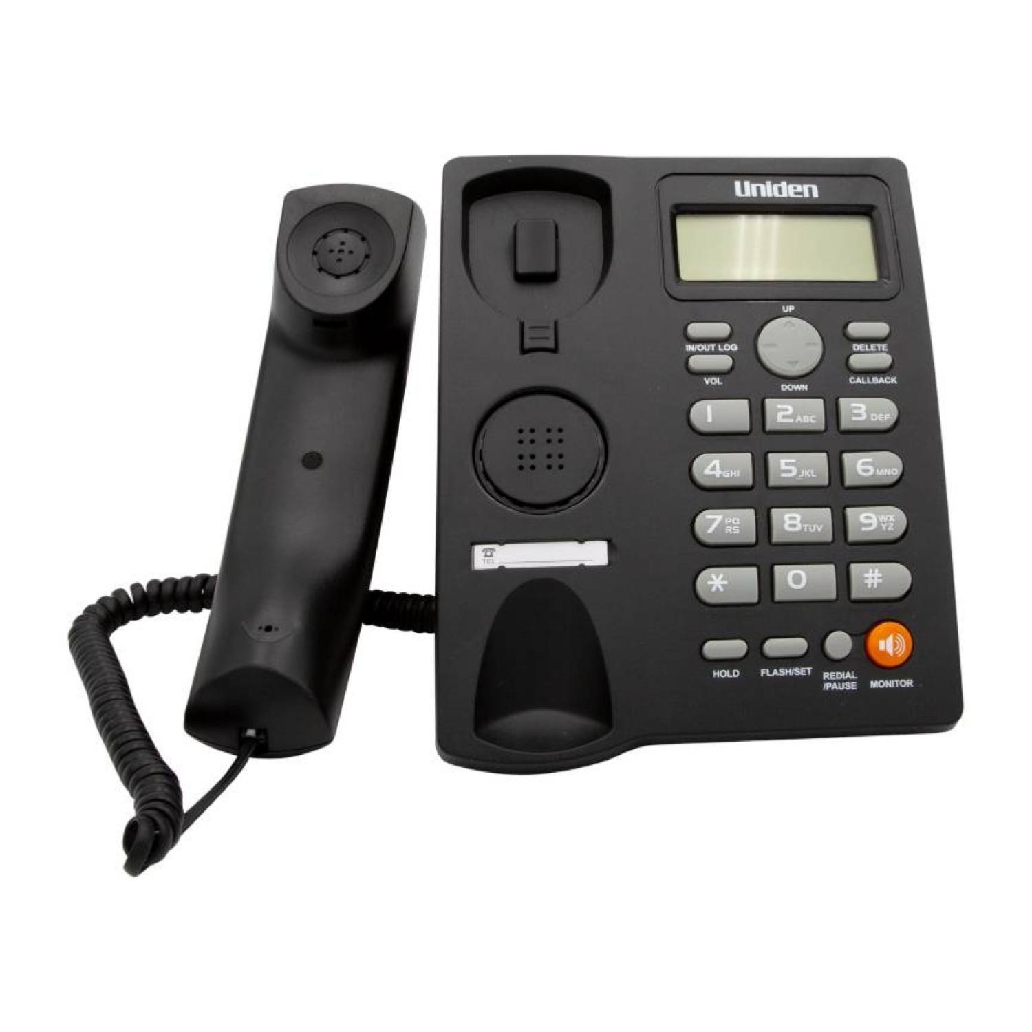 Telefono Sobremesa Manos Libres C/ID Alta Voz Negro -2