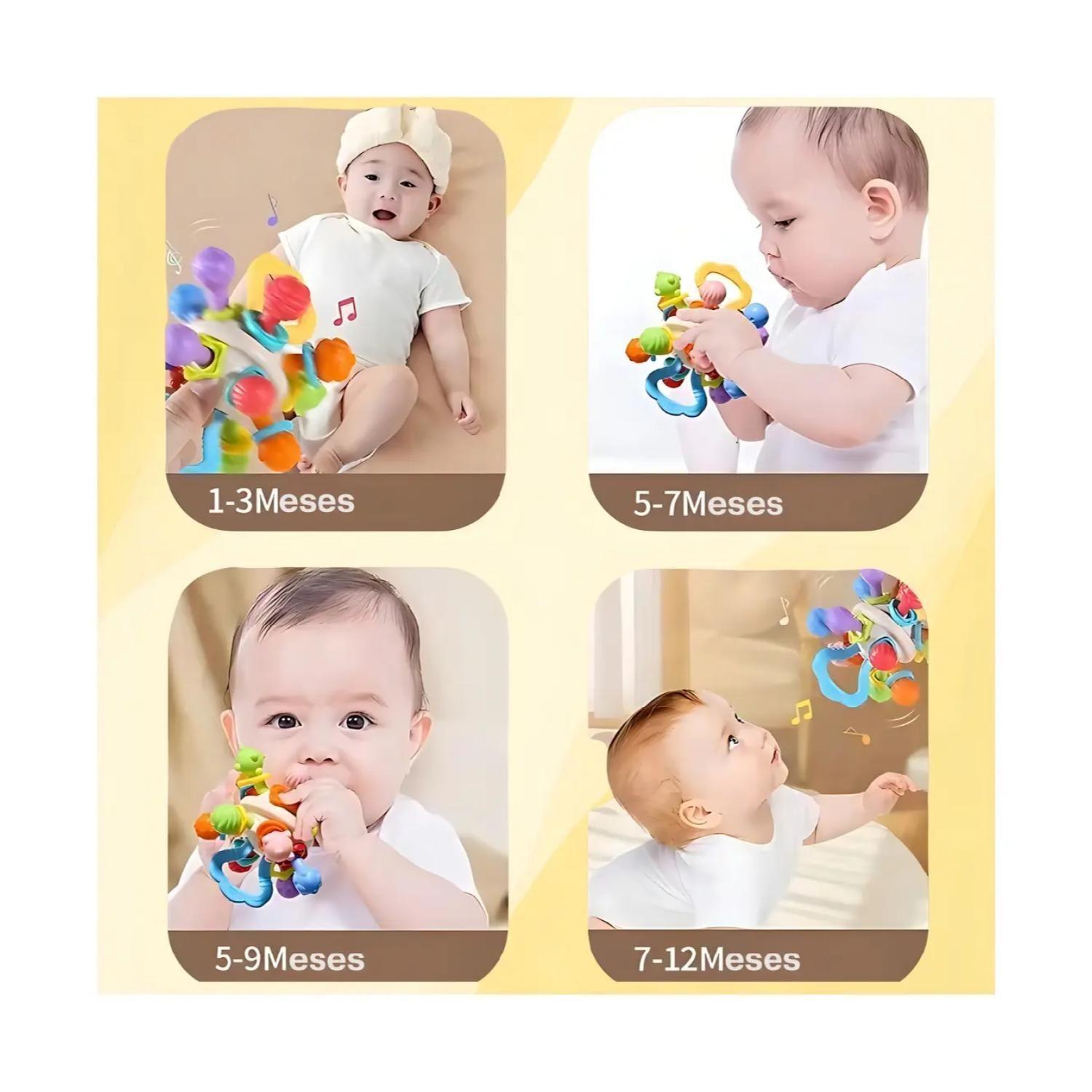 Juguete Mordedor Rascador Pelotas Sensoriales Para Bebes-2