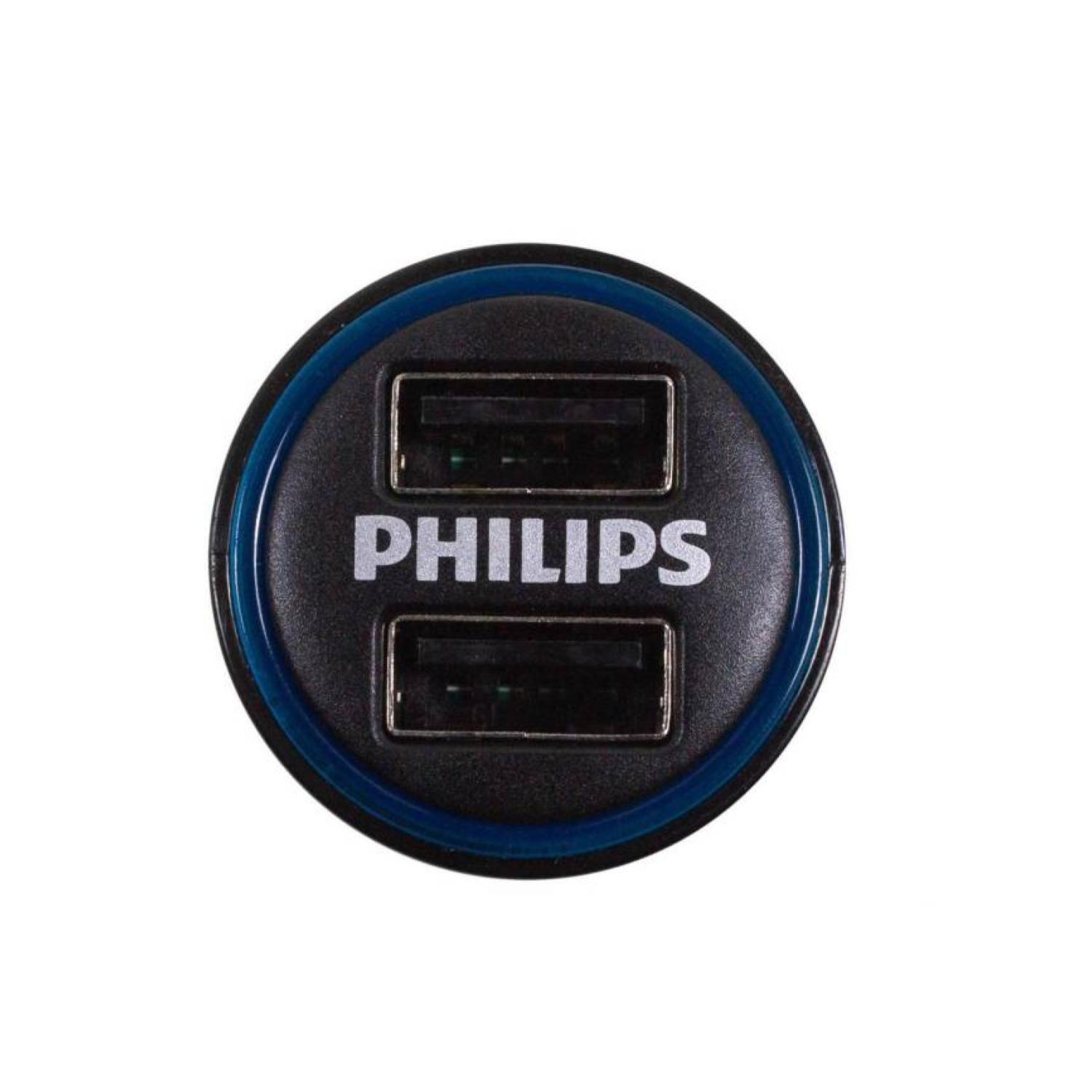 Cargador Para Automovil 2 USB Carga Ultra Rapida 3.1A Negro DLP2553V -2