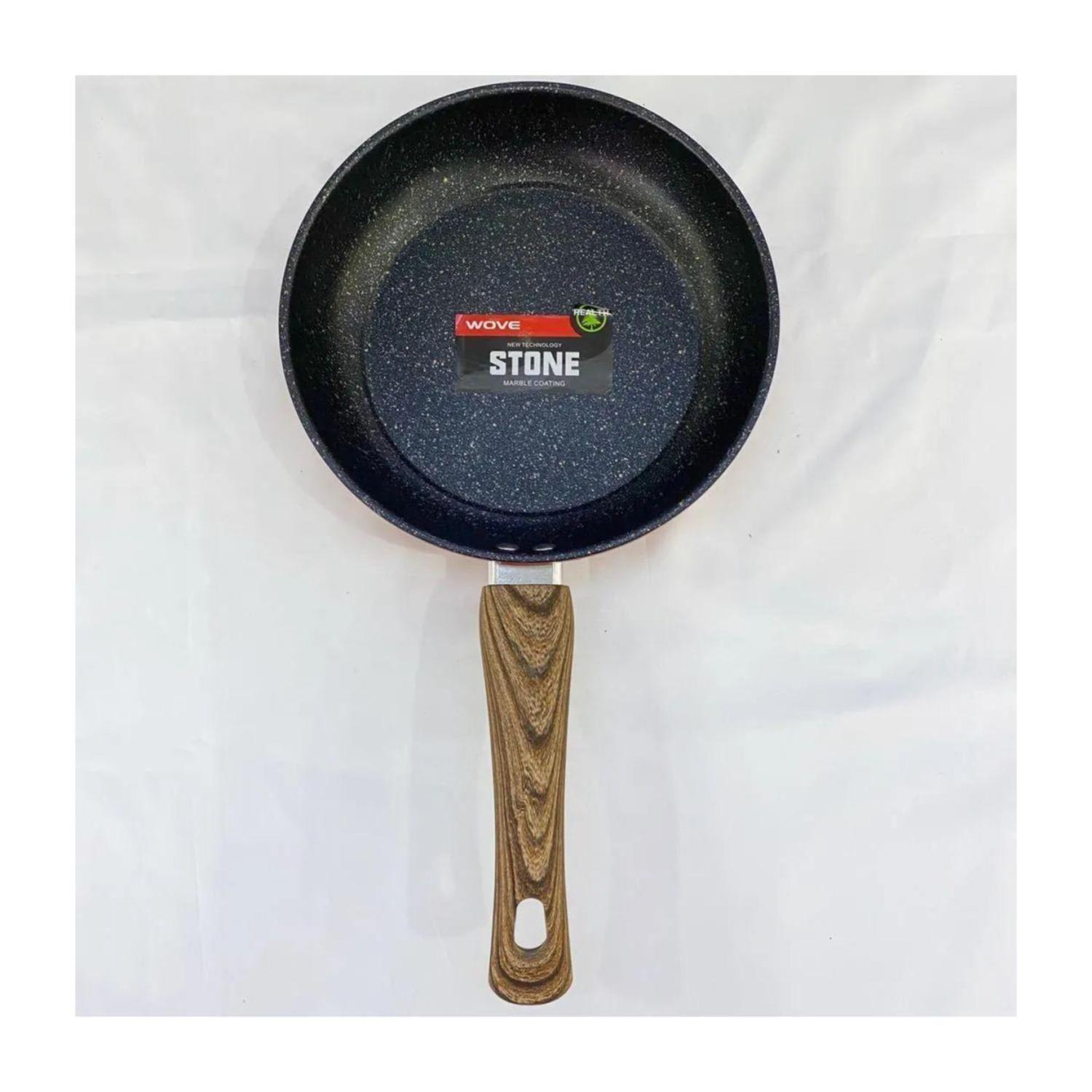 Sarten De Piedra Antiadherente 26cm Con Mango De Madera -2