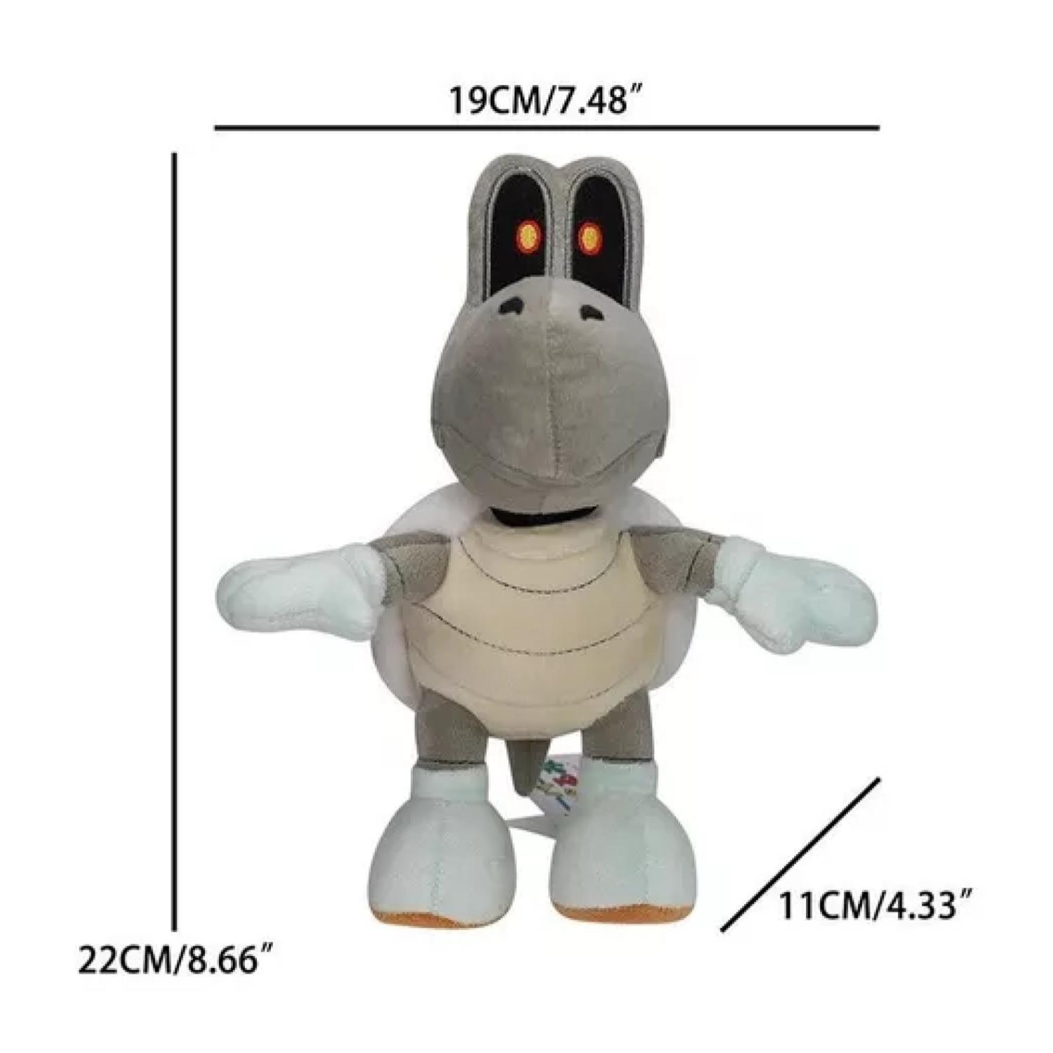 Juguete Peluche Dry Bones 20cm Gris Mario Bros-5