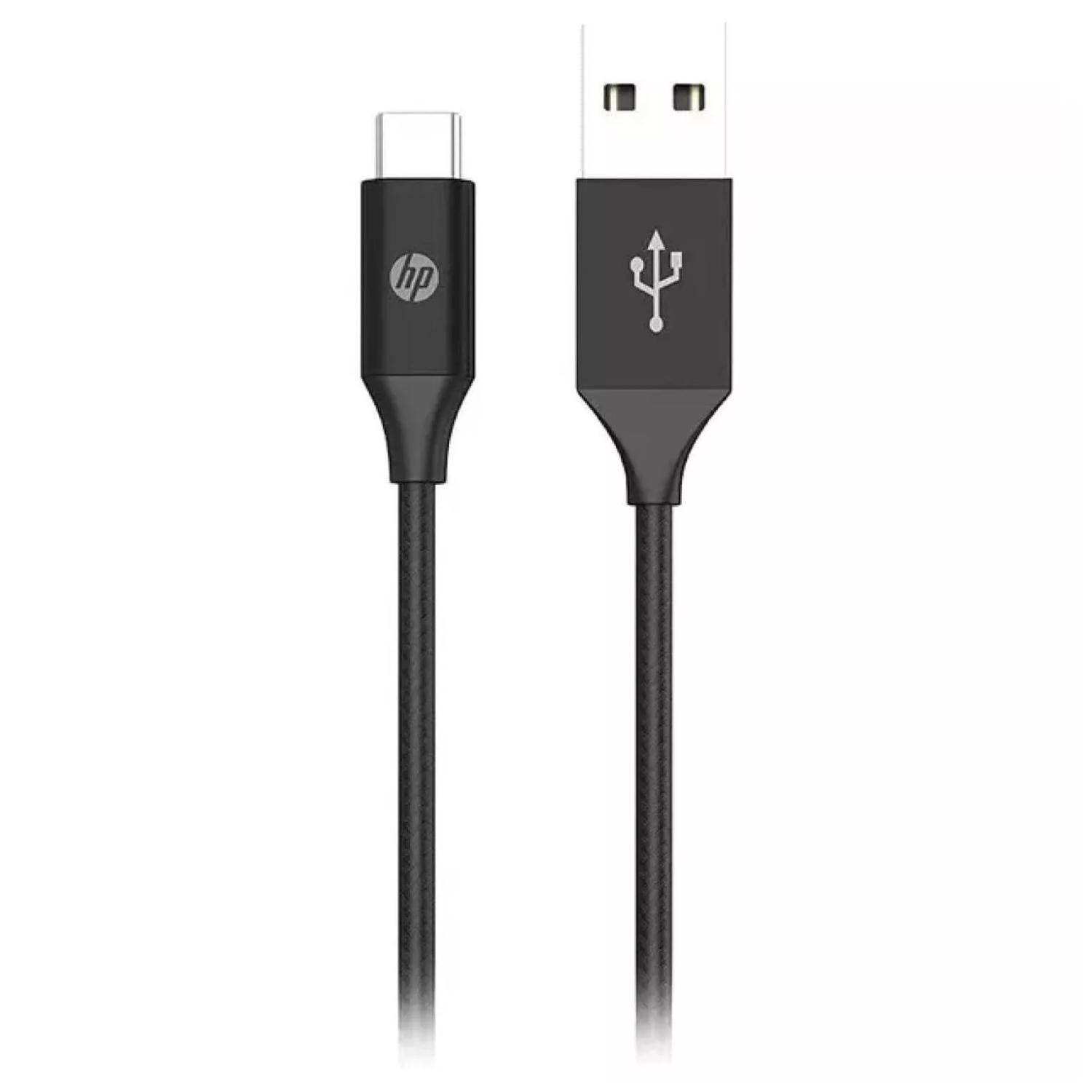 Cable De Carga USB A USB C 1mt Negro DHC-TC102-1