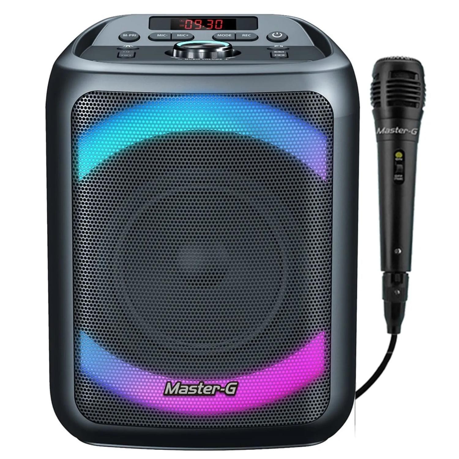 Parlante Bluetooth Portatil 15W Karaoke LED Cypher Master-G-0