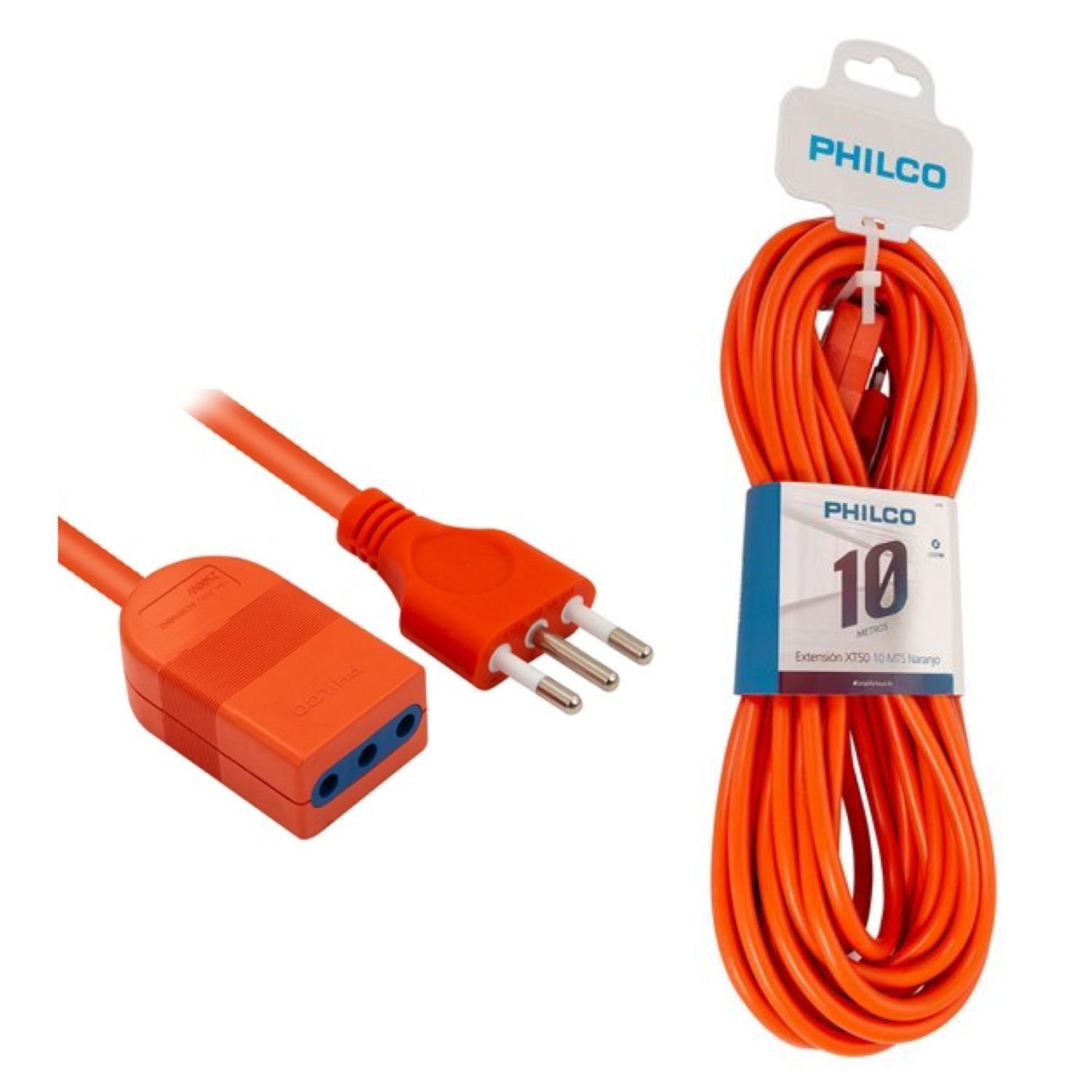 Extension Alargador 10Mts 2500W Naranjo XT50 -2
