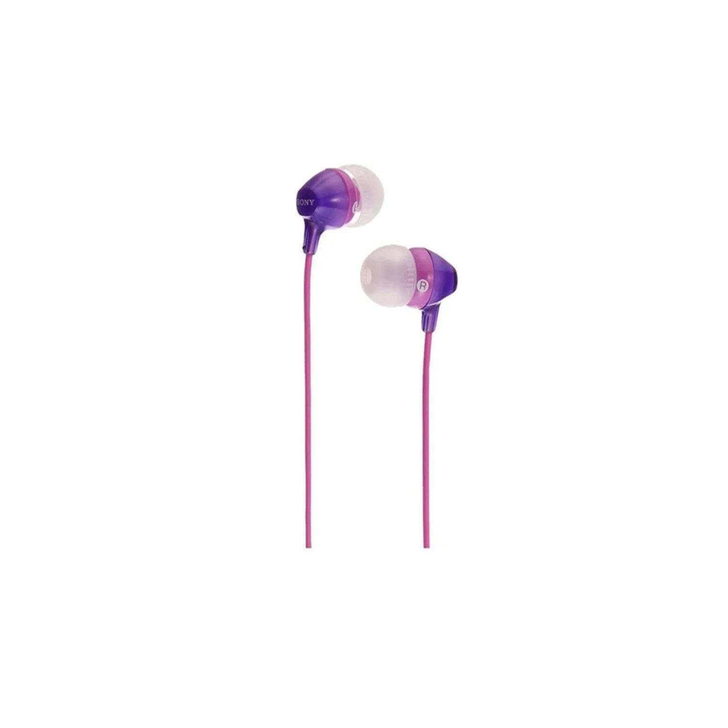 Audifonos In Ear Jack 3.5mm Morado MDREX15P-2