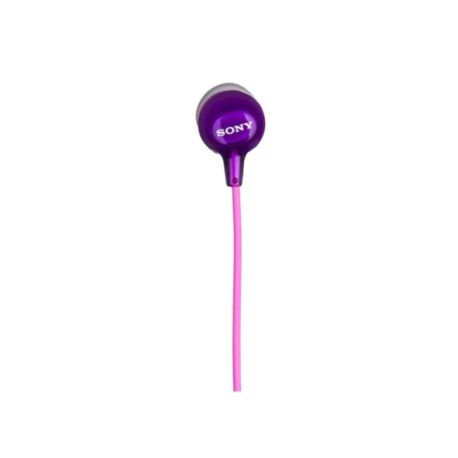 Audifonos In Ear Jack 3.5mm Morado MDREX15P-3