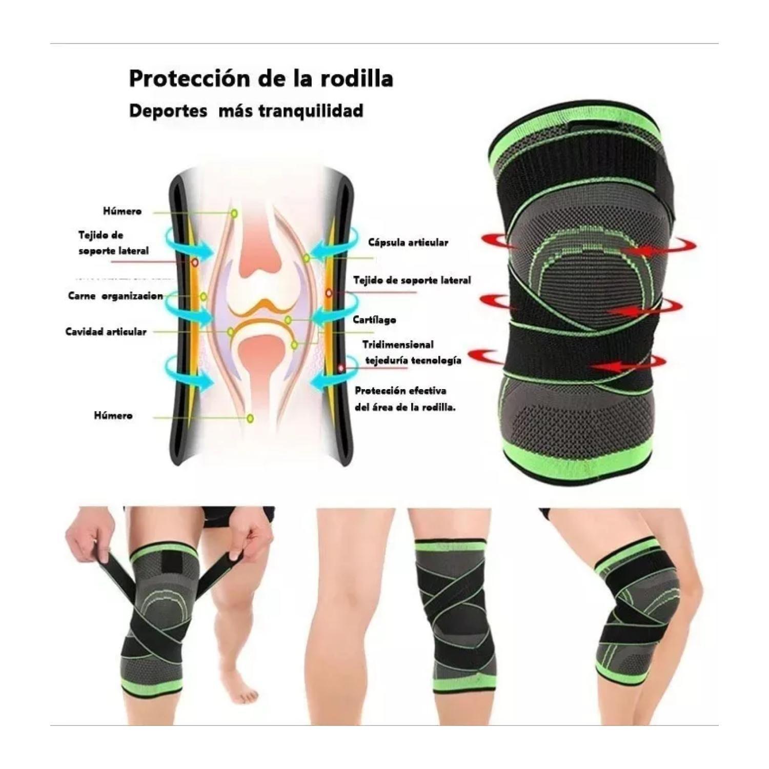 Rodillera Deportiva Elastica Compresion Cuidado Lesion-4