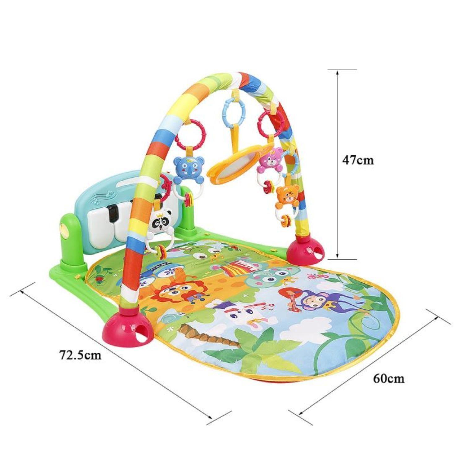 Juguete Gimnasio Musical Con Accesorios Infantil Verde-2