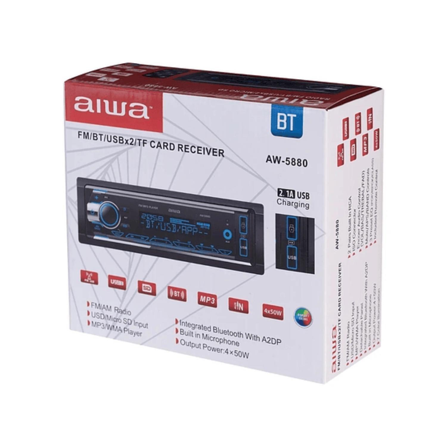 Radio De Automovil Bluetooth USB SD AW-5880-2