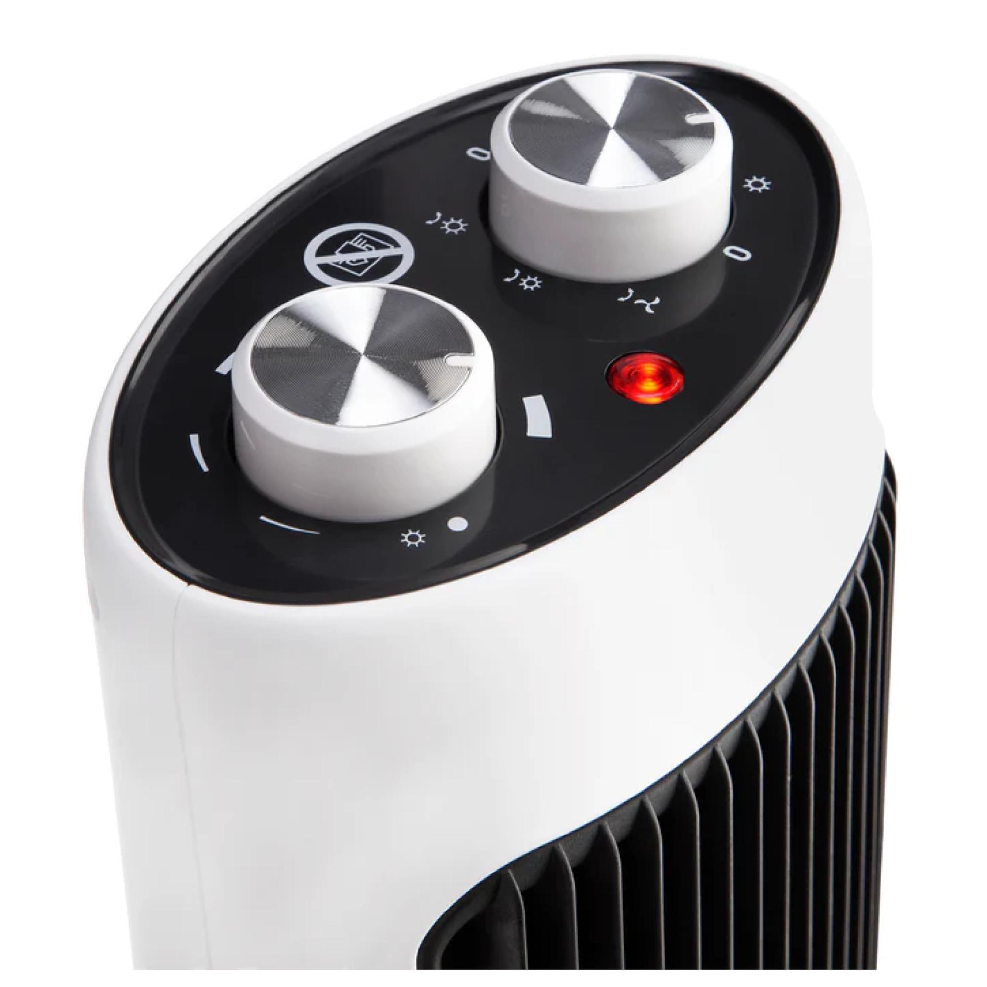 Calefactor Electrico 2000W 2N Luz LED Blanco KPTC-16 PTC-3