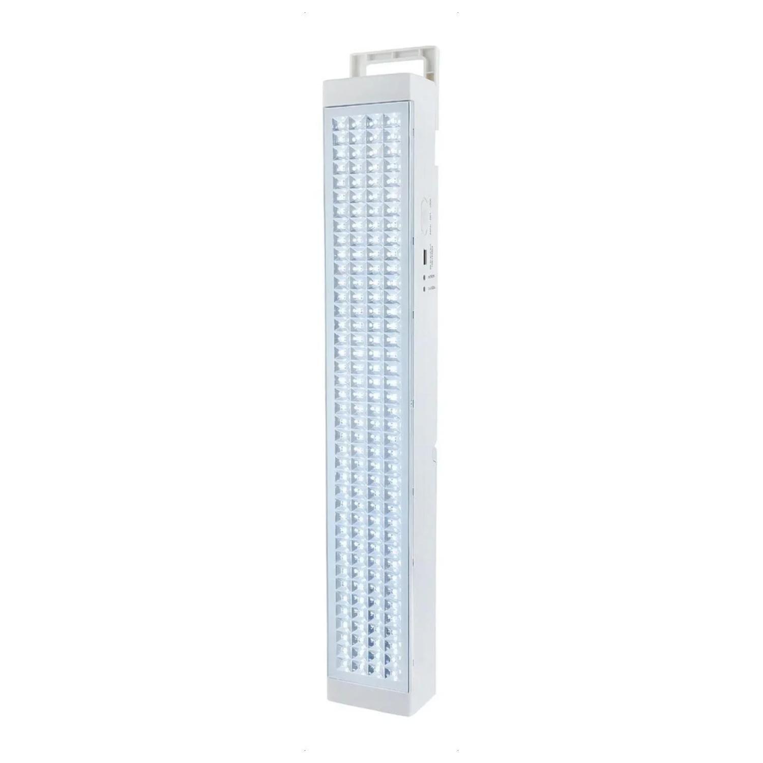 Lampara De Emergencia 160LED 640lm 5W Blanco 7260 Powerlab-0