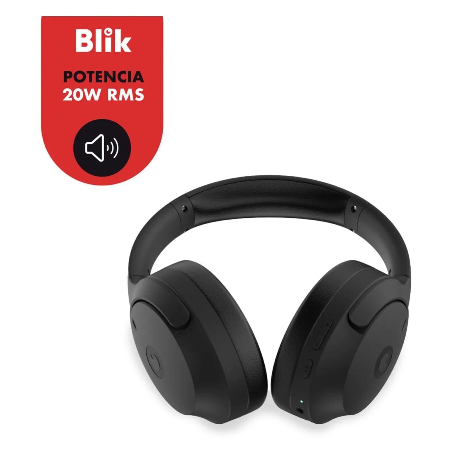 Audifonos Bluetooth OverEar Plegables Negro 600 Essence Blik-2