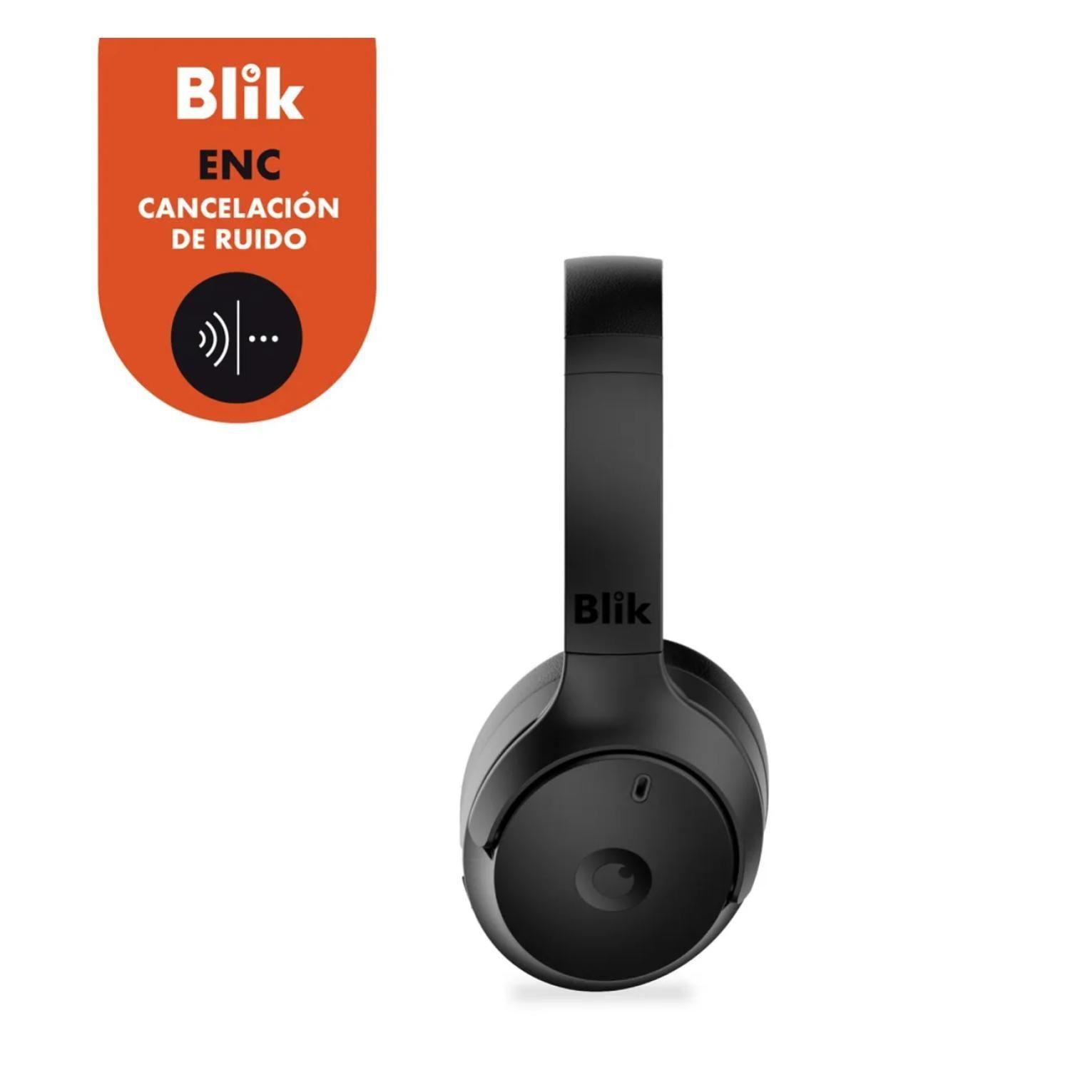 Audifonos Bluetooth OverEar Plegables Negro 600 Essence Blik-3