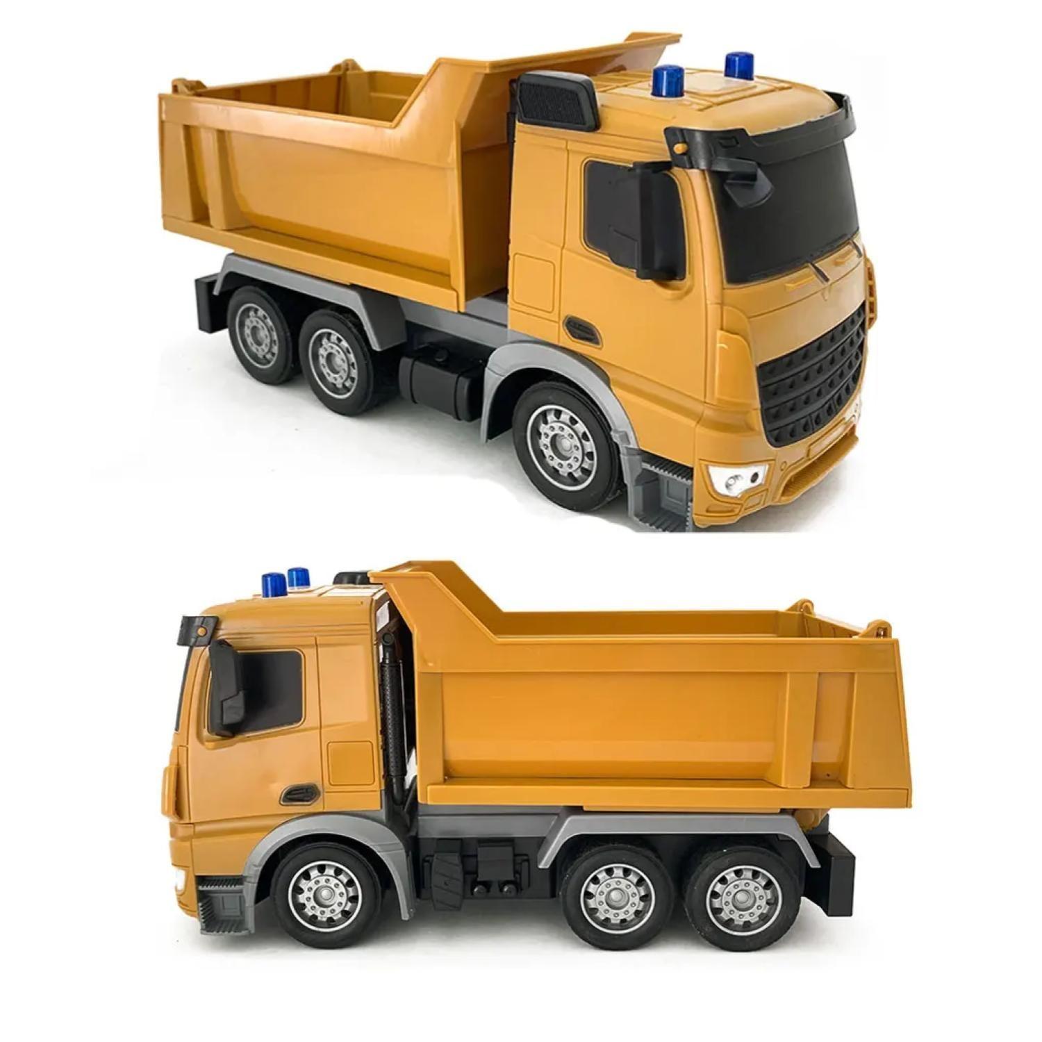 Juguete Camion Tolva A Control Remoto Amarillo Infnatil-1