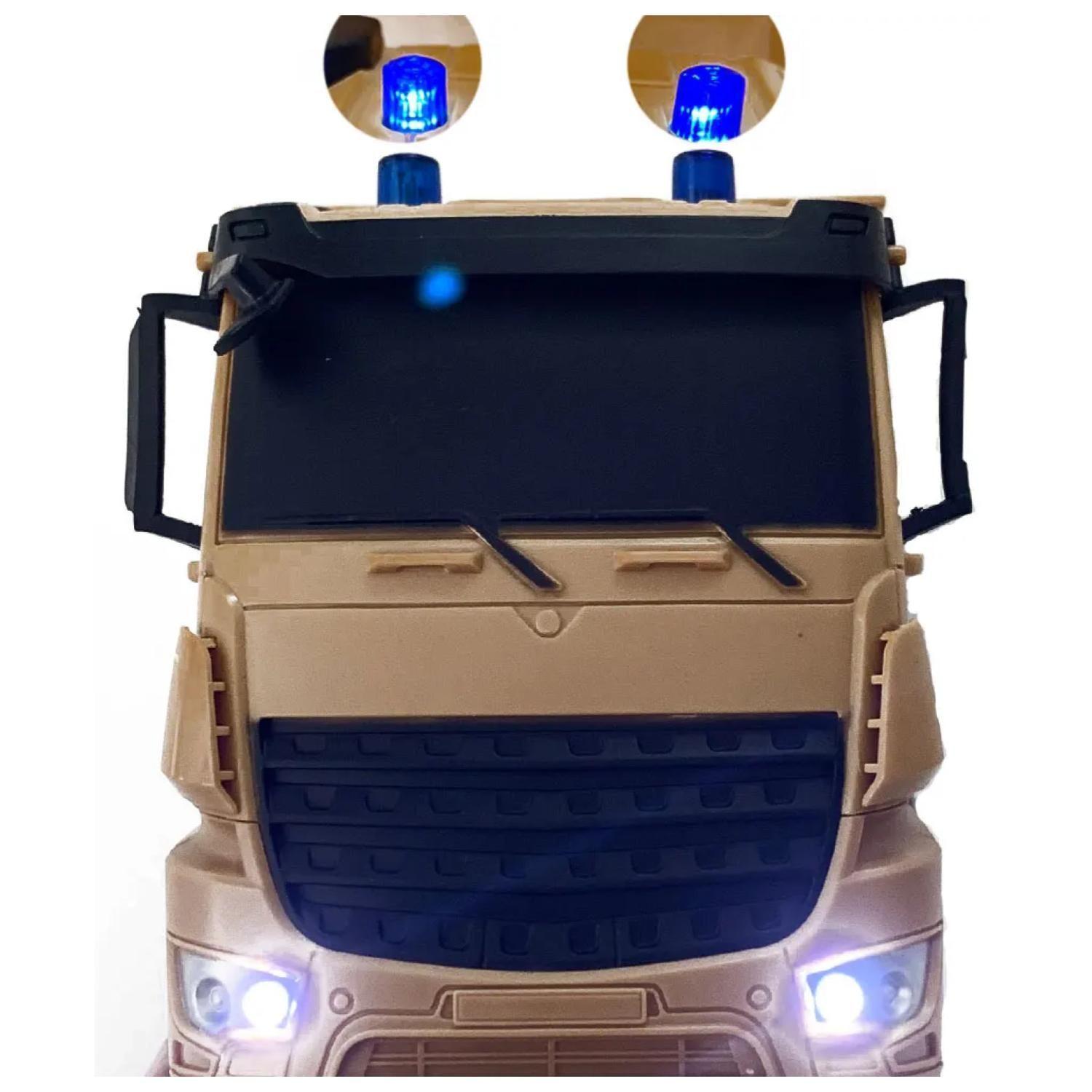 Juguete Camion Tolva A Control Remoto Amarillo Infnatil-4