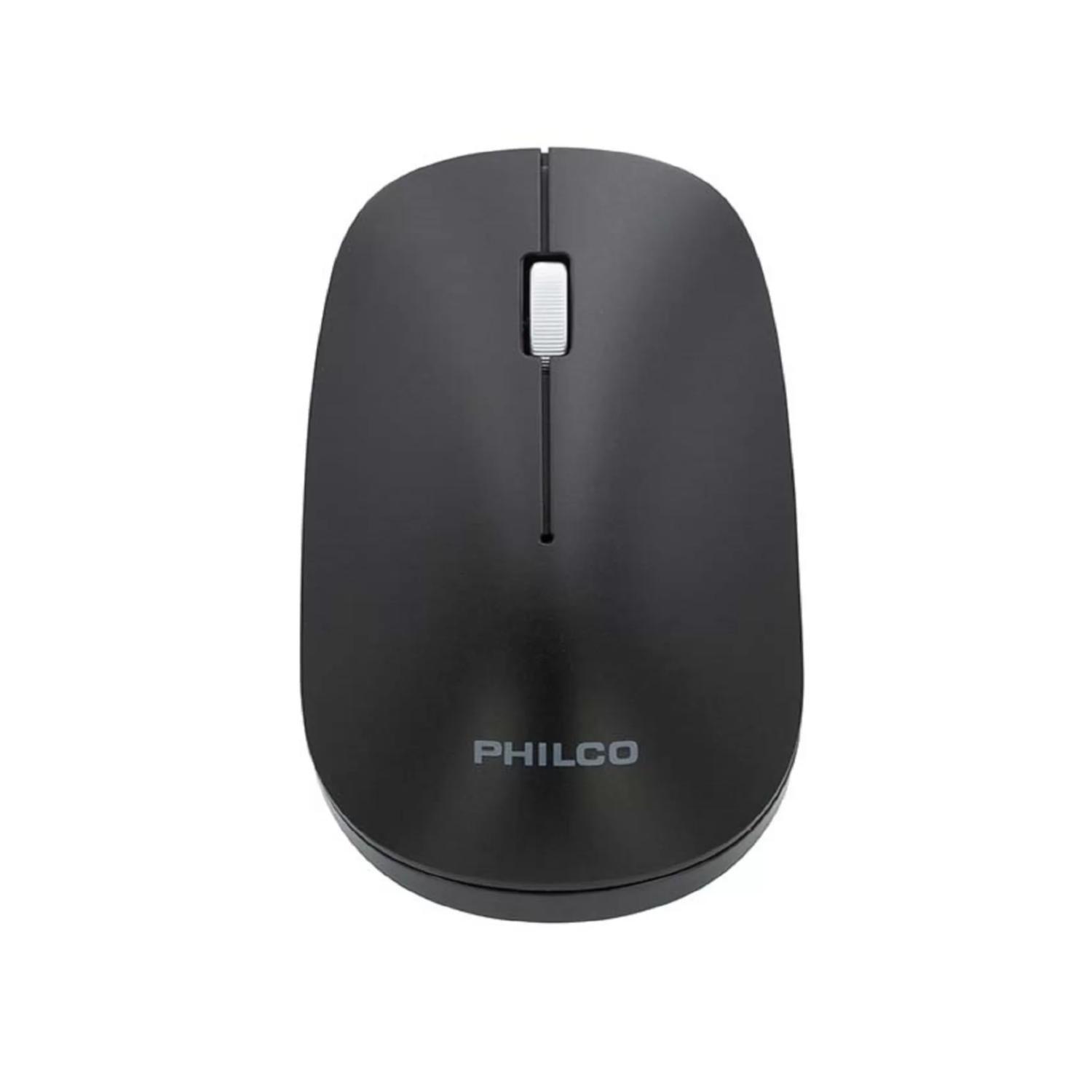 Mouse Inalambrico USB 3 Botones 1600 DPI Negro -0