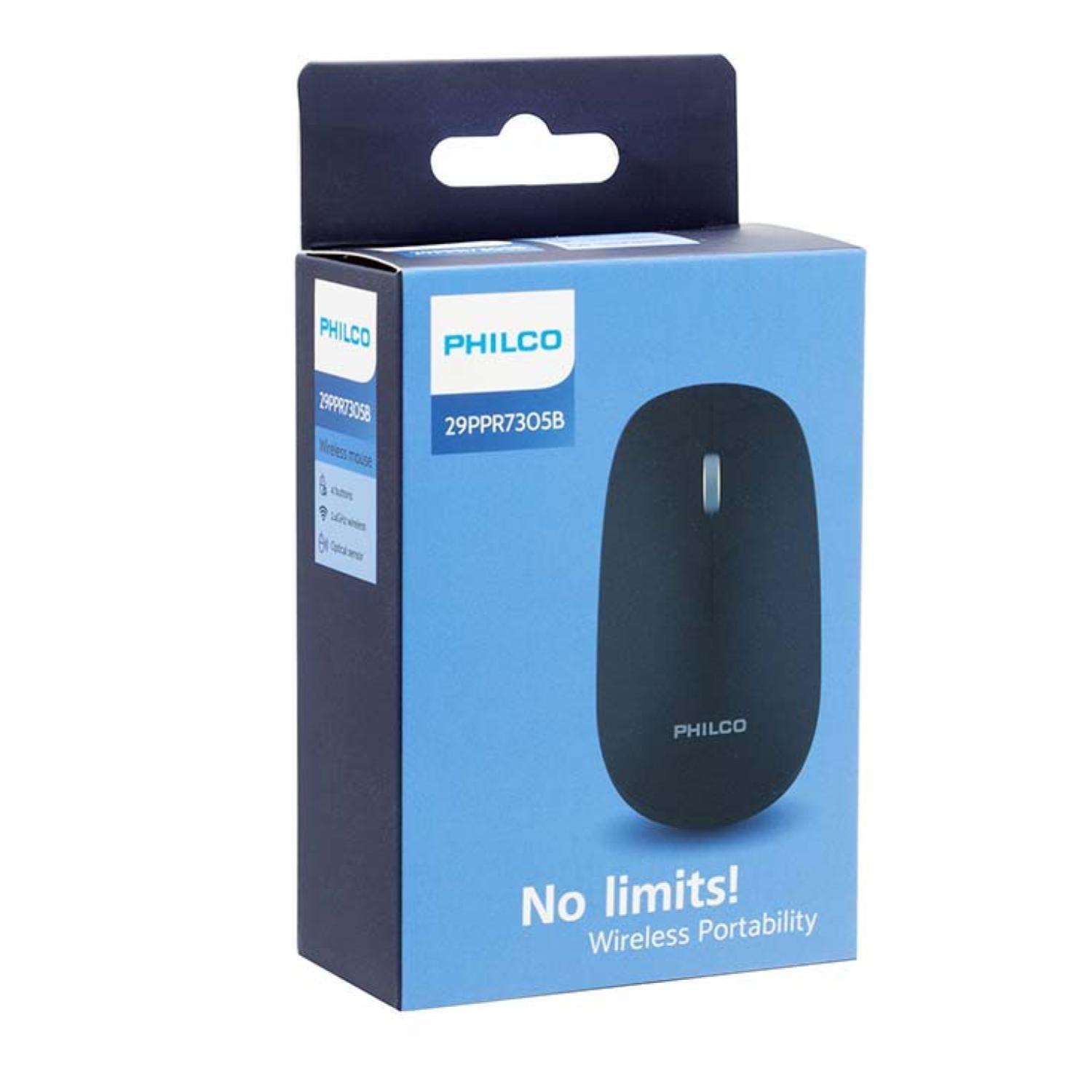 Mouse Inalambrico USB 3 Botones 1600 DPI Negro -3