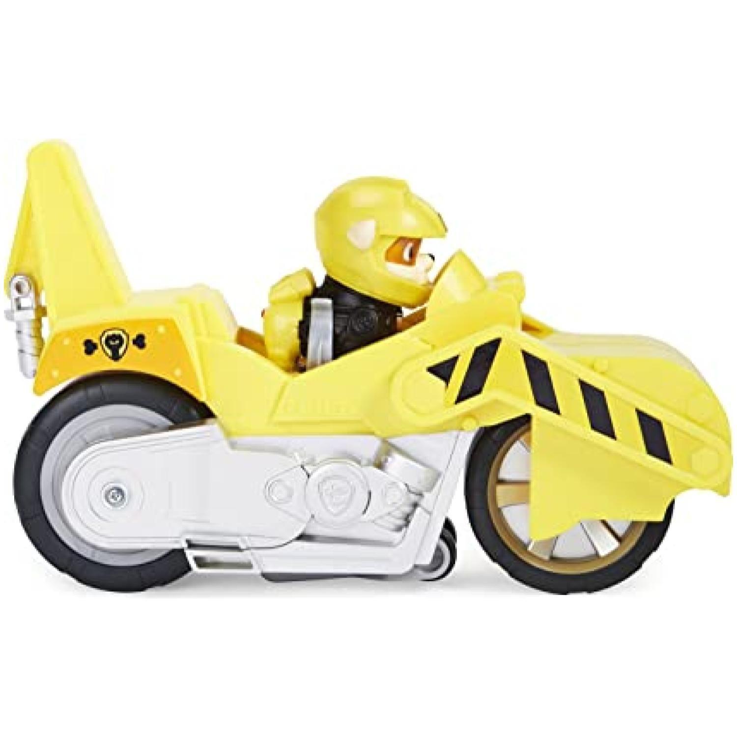 Juguete Rubble Moto Amarilla Friccion Paw Patrol-2