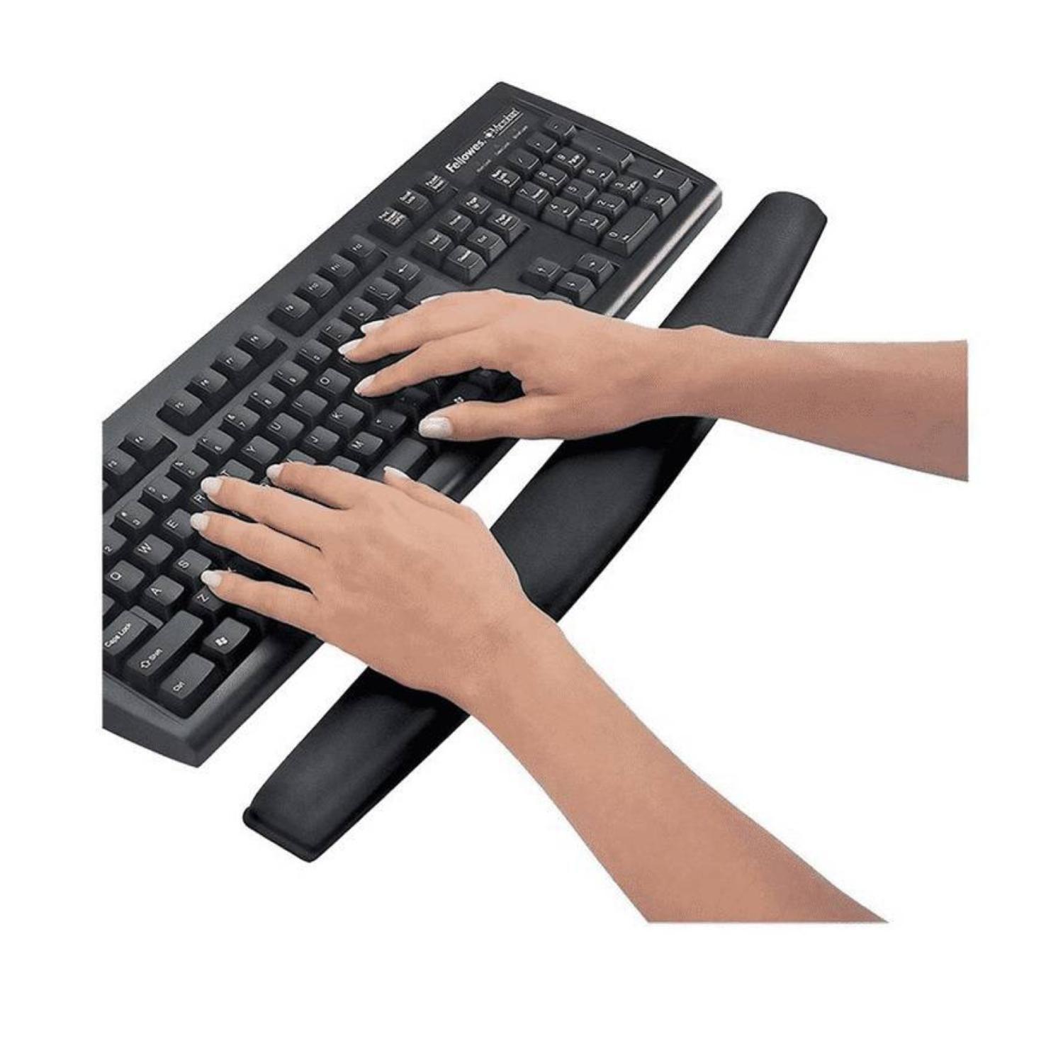 Pad Para Teclado Apoya Muñecas 32x27 Negro -3
