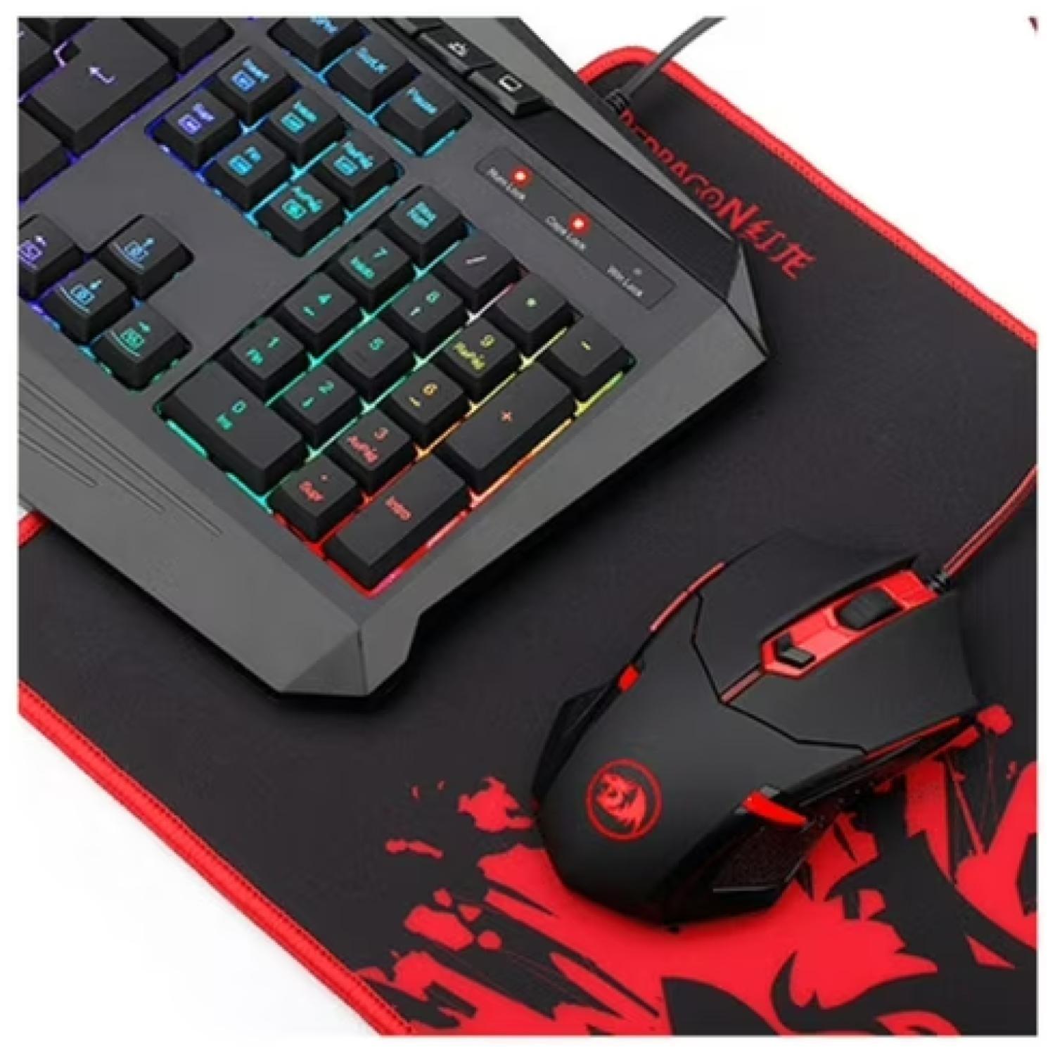 Kit Gamer 4En1 Audifono Teclado Mouse MousePad S101 -4