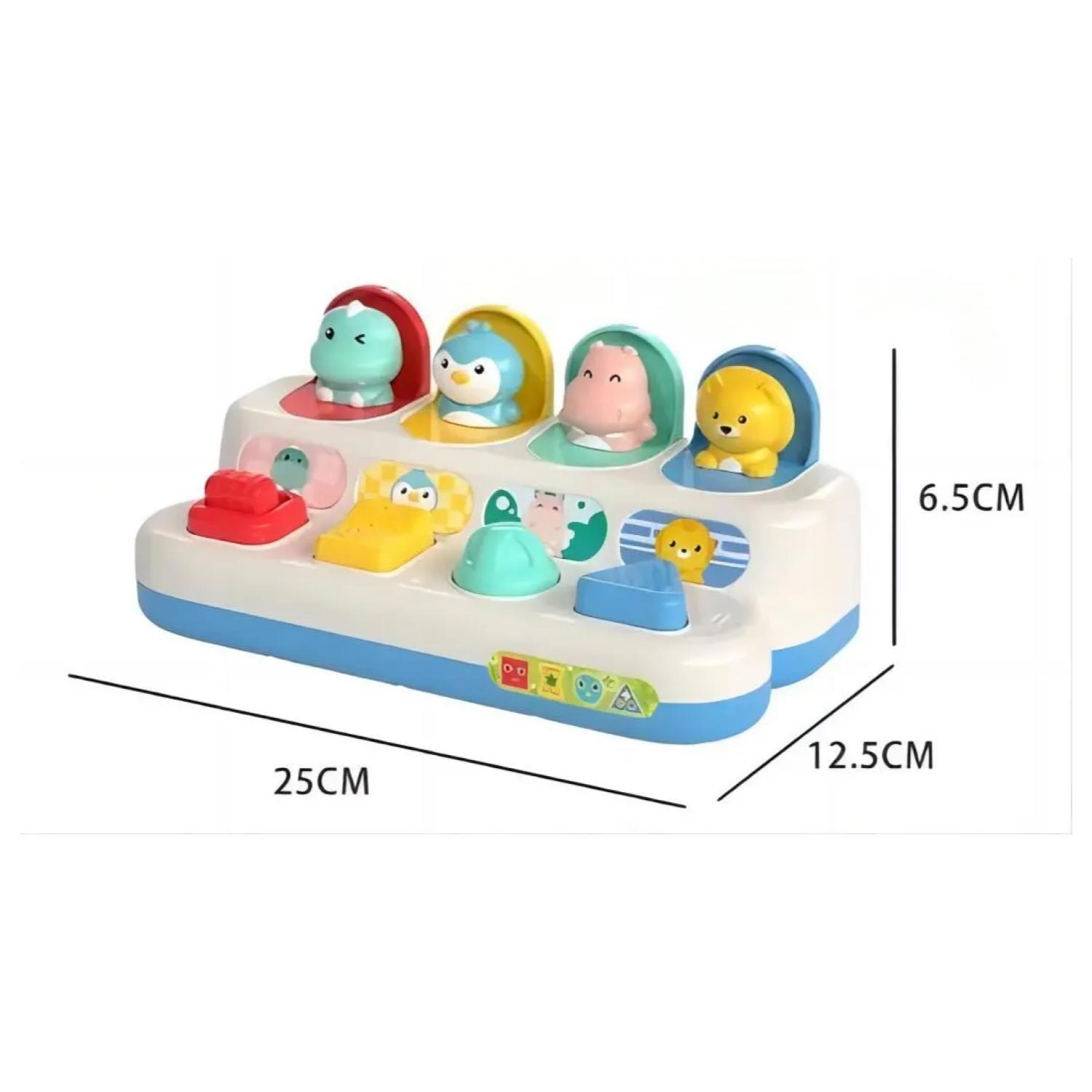 Juguete Didactico Interactivo Pop Up Animales Infantil-3