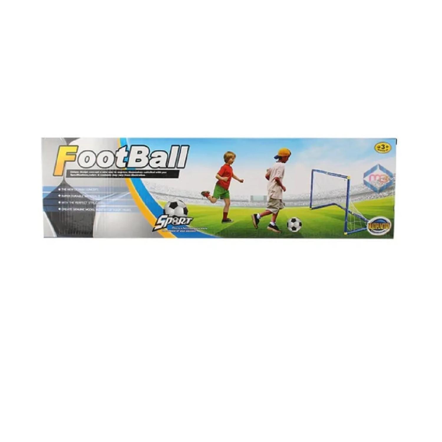 Juguete Arco De Futbol Armable Con Red Y Balon Infantil-3