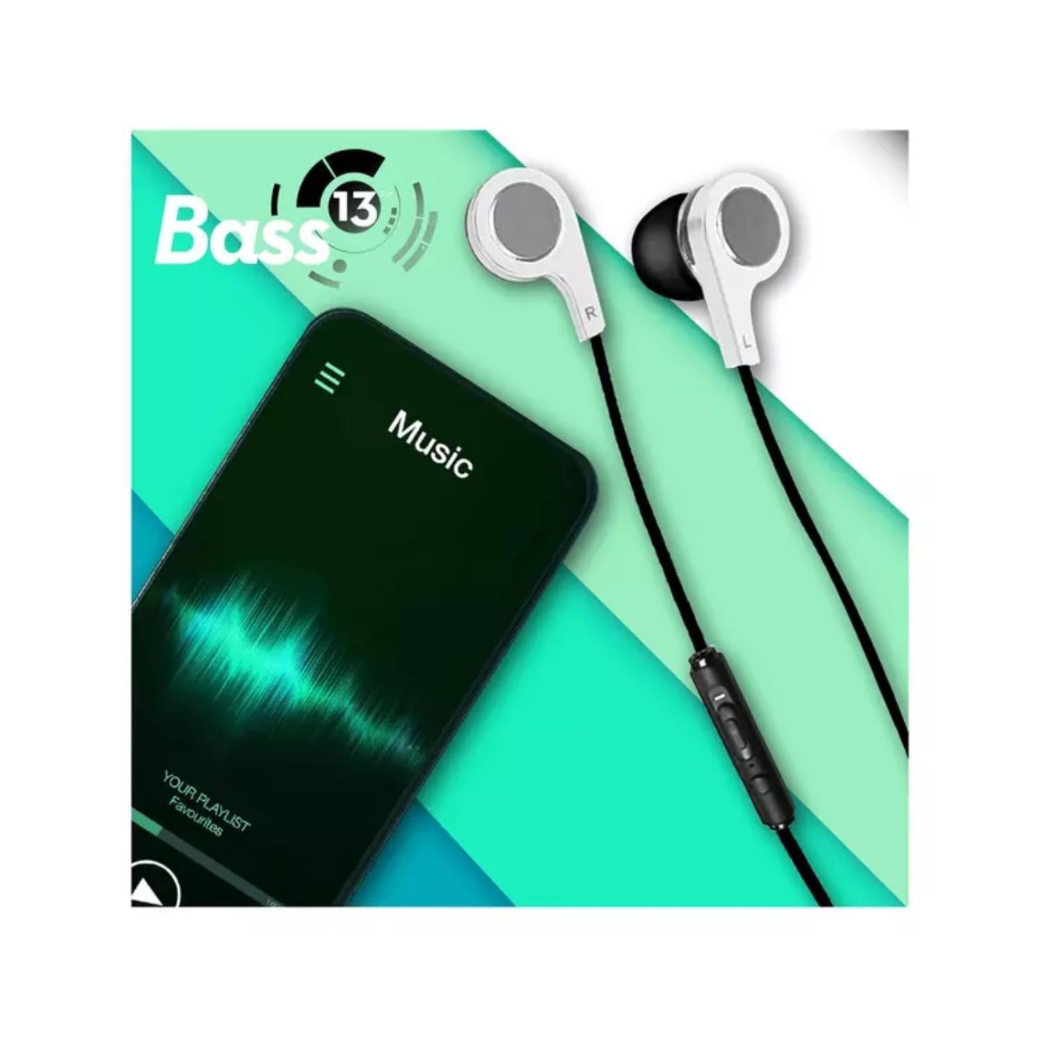 Audifonos Manos Libres Jack 3 5mm Blanco Bass13 Maxell-1