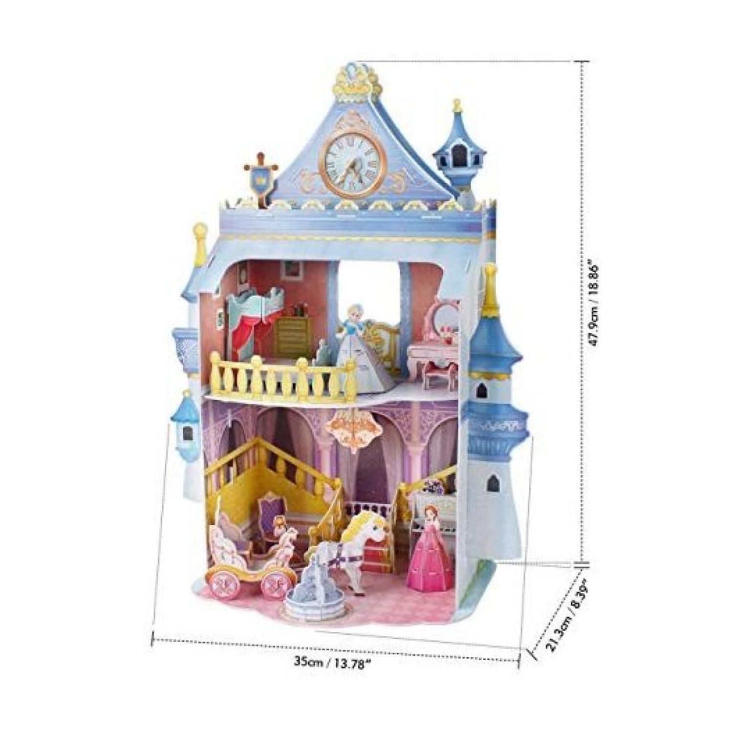 Juguete Castillo De Muñecas 81 Pcs Rompecabezas 3D Infantil-2