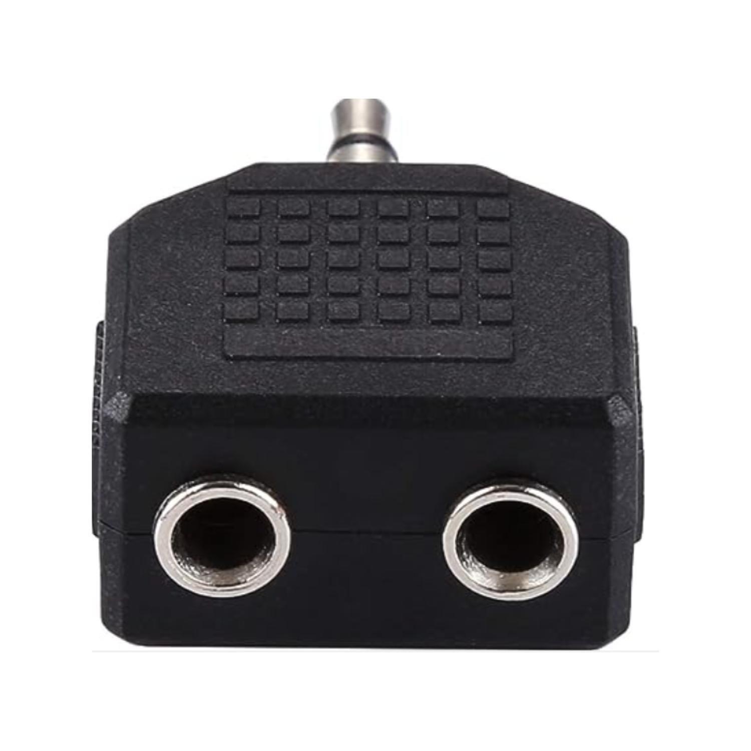 Adaptador De Audio 2 En 1 2 Hembras 3.5mm-3