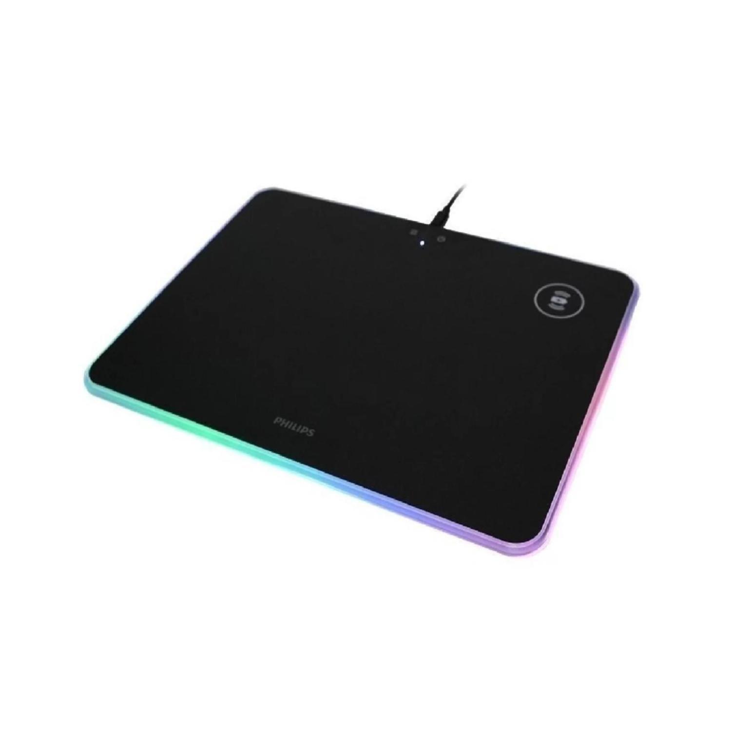 MousePad Gamer RGB 35x25x5Cm Con Carga inalambrica -5