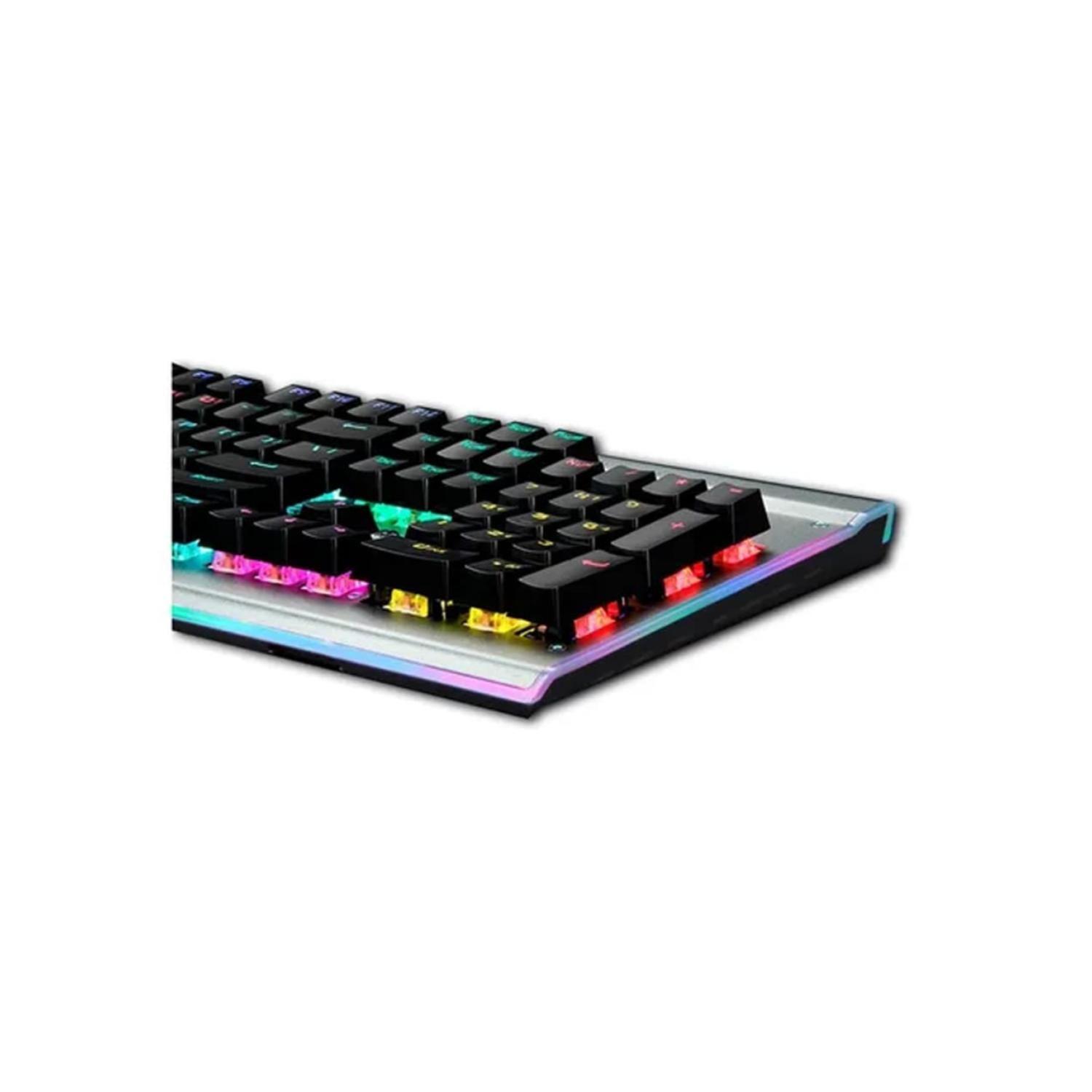 Teclado Mecanico Gamer USB RGB Gris GK520 -3