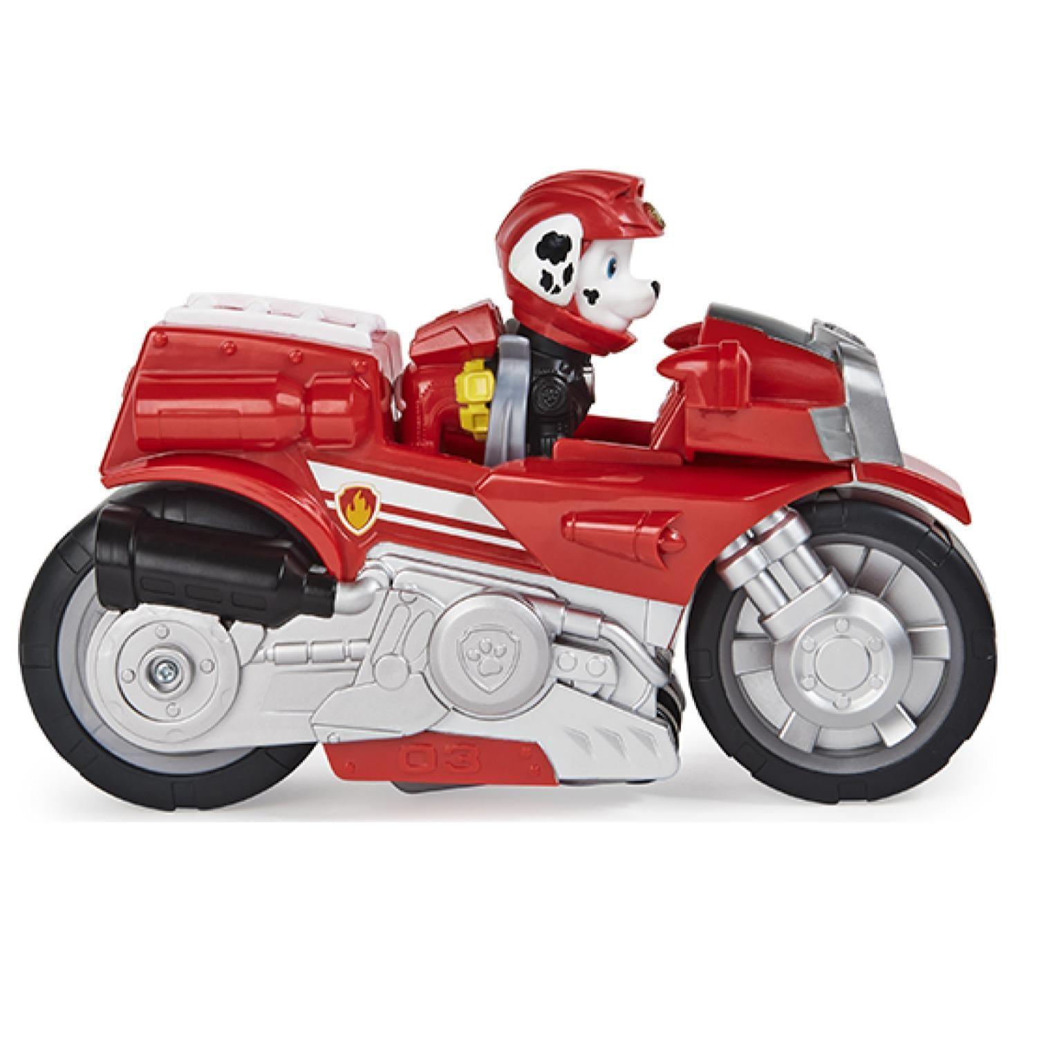 Juguete Marshall Auto Rojo Friccion Paw Patrol-2