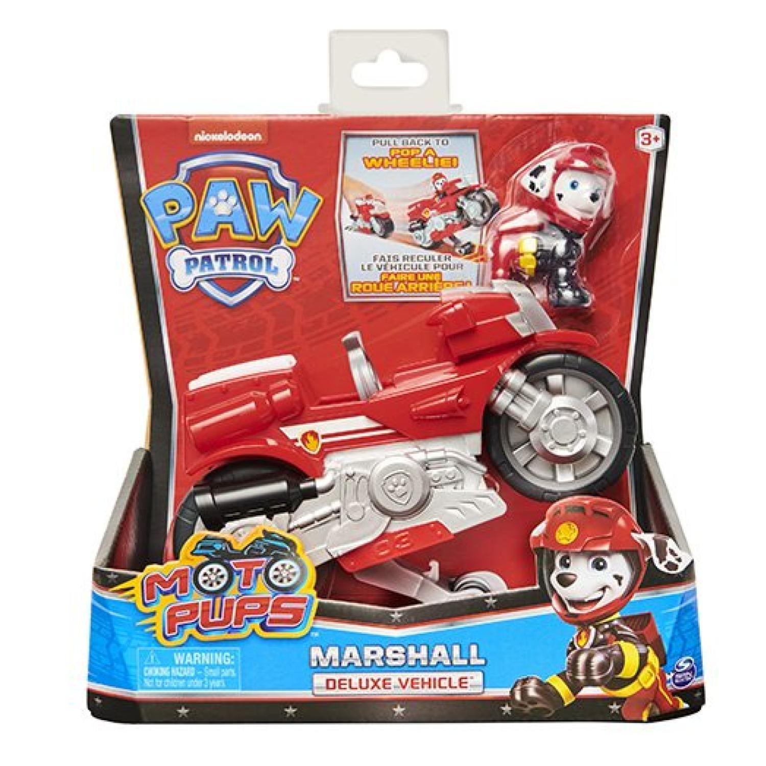 Juguete Marshall Auto Rojo Friccion Paw Patrol-4