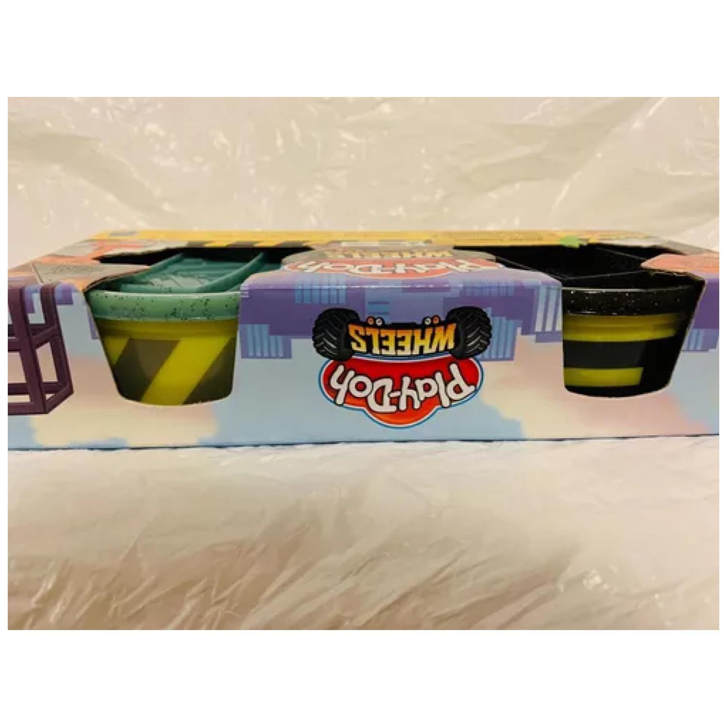Juguete Masas De Construccion Negra Verde Plasticina Infantil-1
