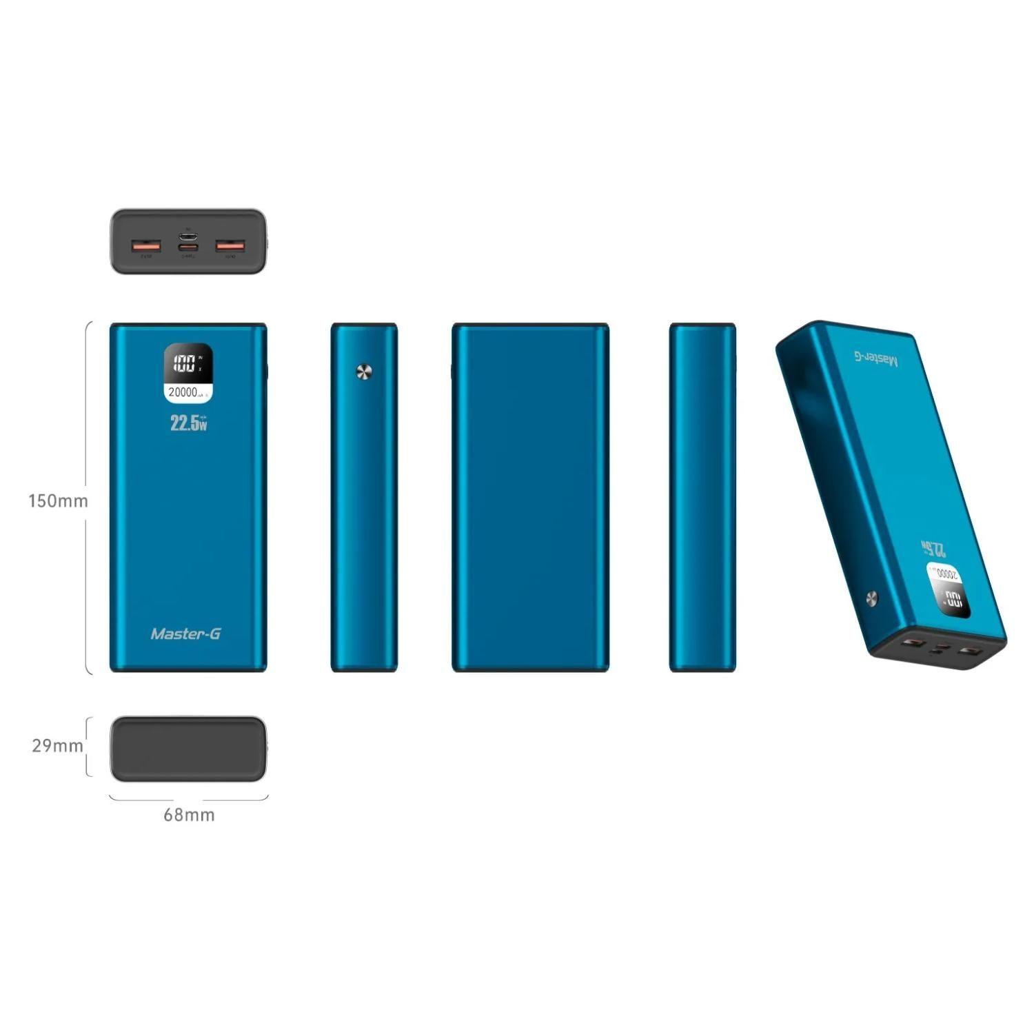 PowerBank Cargador Portatil 20000mAh 22.5W UCP20LPD Master-G-2
