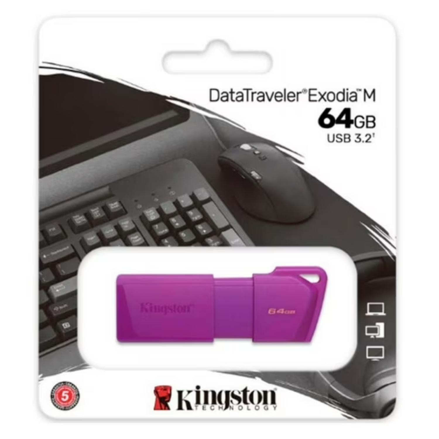 Pendrive USB 3.2 64Gb Morado DTXM Neon-3