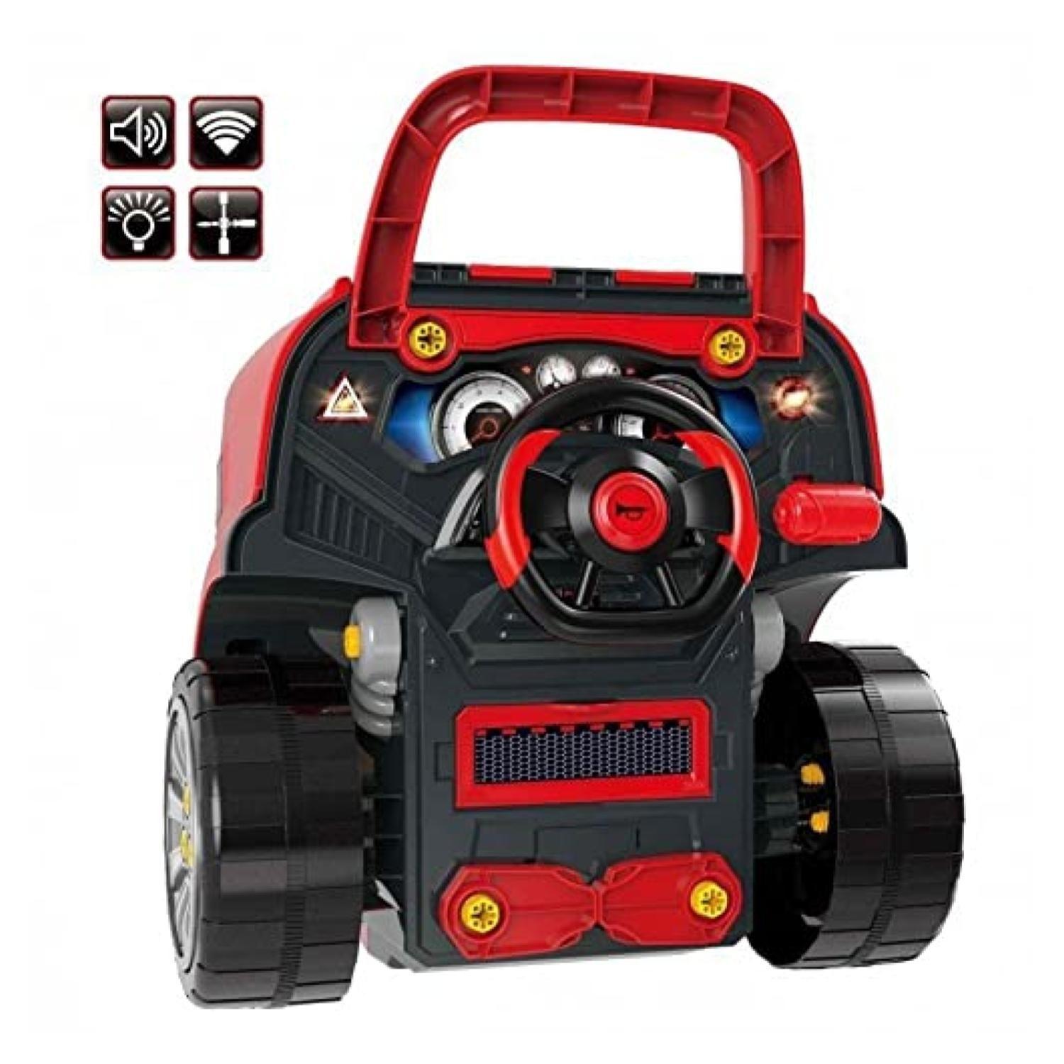 Juguete Auto Camion Para Reparar Con Luces Sonidos Y Accesorios Rojo-4