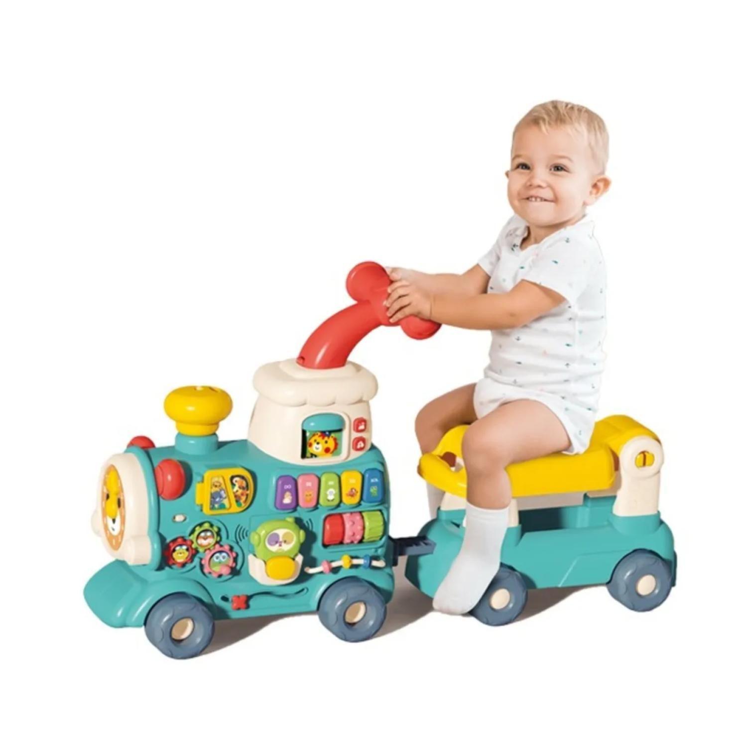 Juguete Caminador Andadera 5 En 1 Didactica Azul Infantil-2