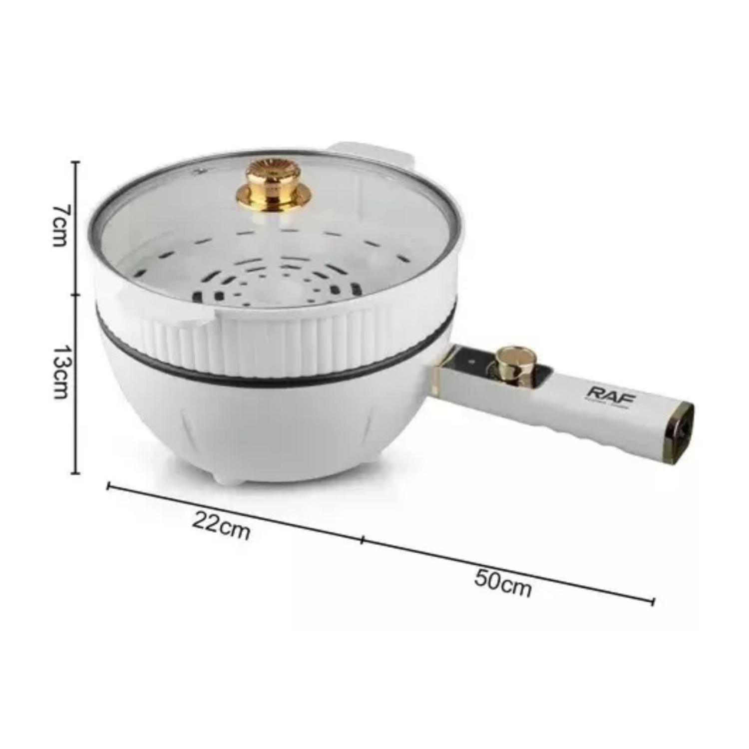 Olla Electrica Vaporera Multifuncion 1300W 5L Blanco R5239-2